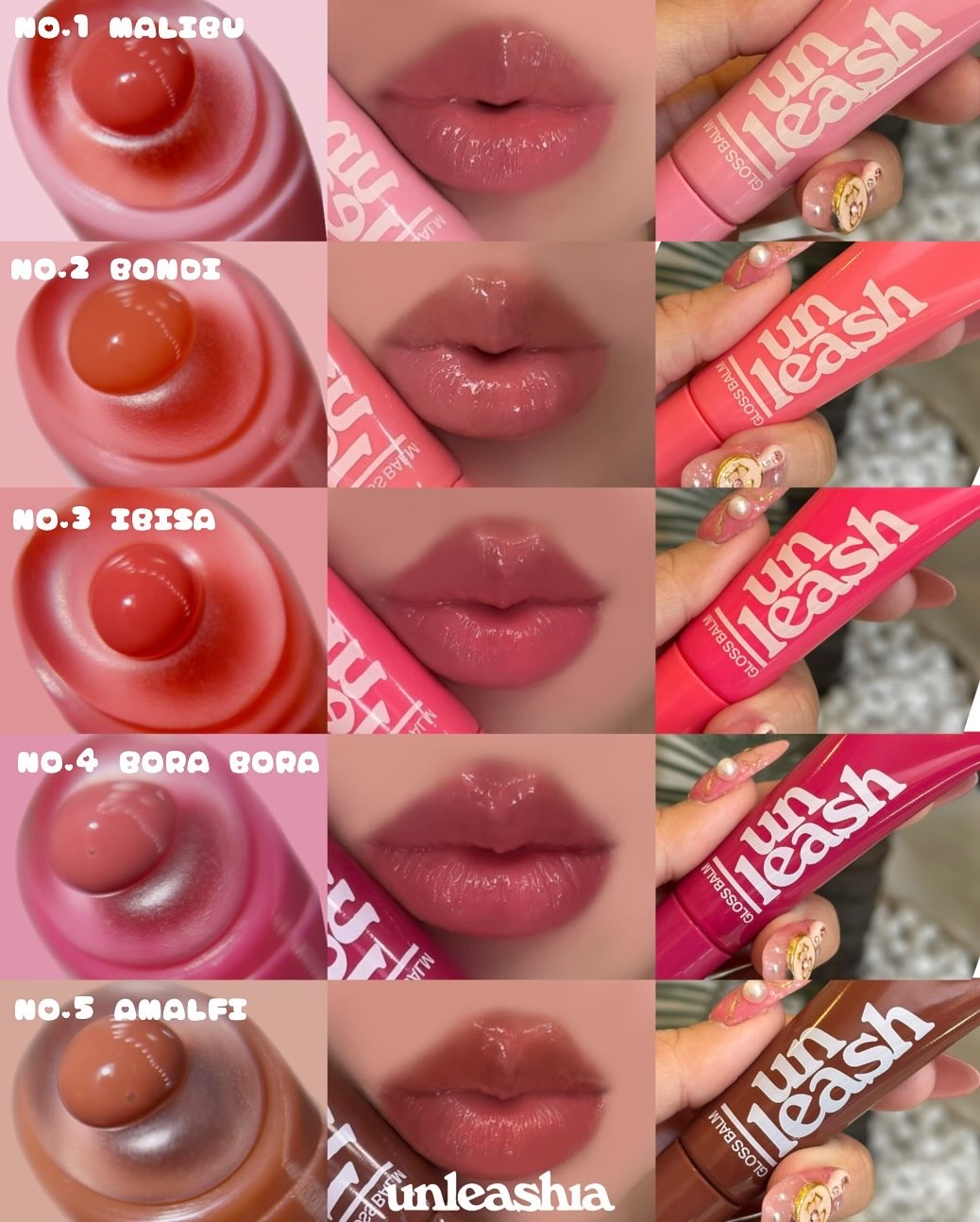 サンセットダズルグロスバーム/unleashia/リップグロスを使ったクチコミ（2枚目）