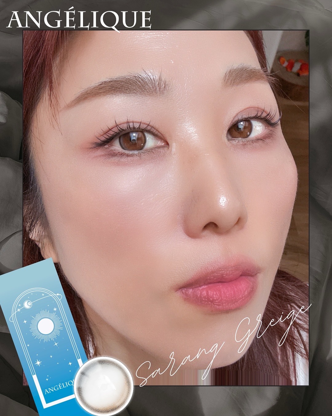 ANGÉLIQUE 1day サラングレージュ(Sarang Greige)/ANGÉLIQUE/ワンデー（１DAY）カラコンを使ったクチコミ（3枚目）