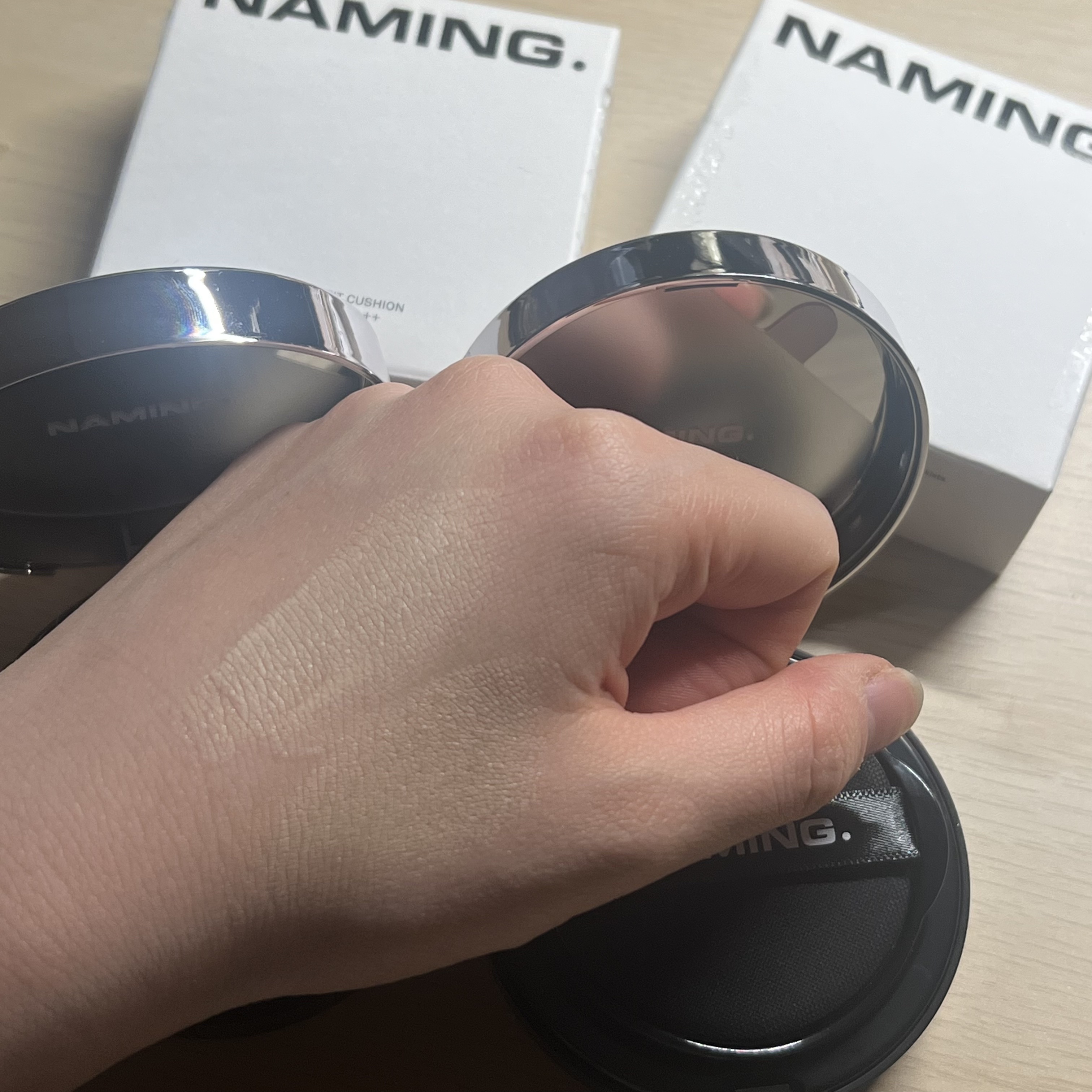 ネーミング レイヤード フィットクッション/NAMING./クッションファンデーションを使ったクチコミ（2枚目）