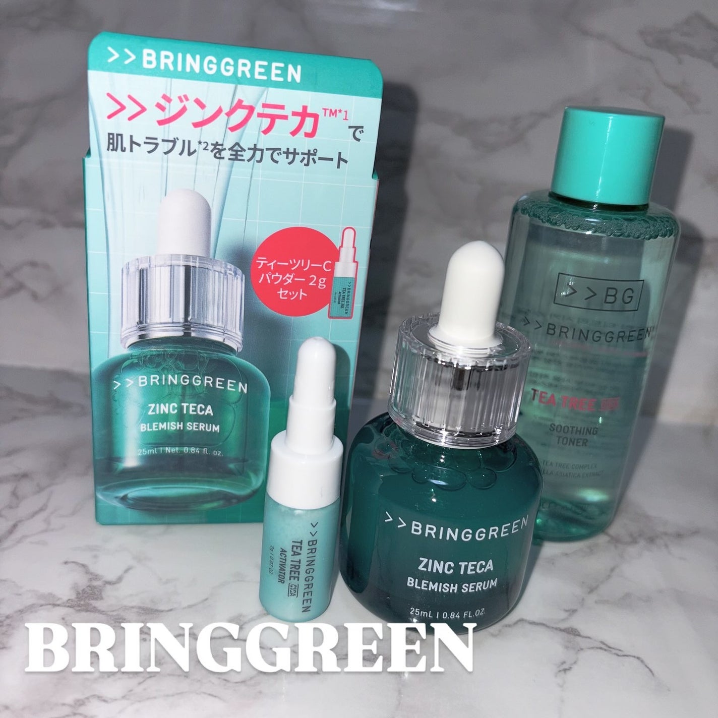 ティーツリーシカスージングトナー/BRING GREEN/化粧水を使ったクチコミ(1枚目)