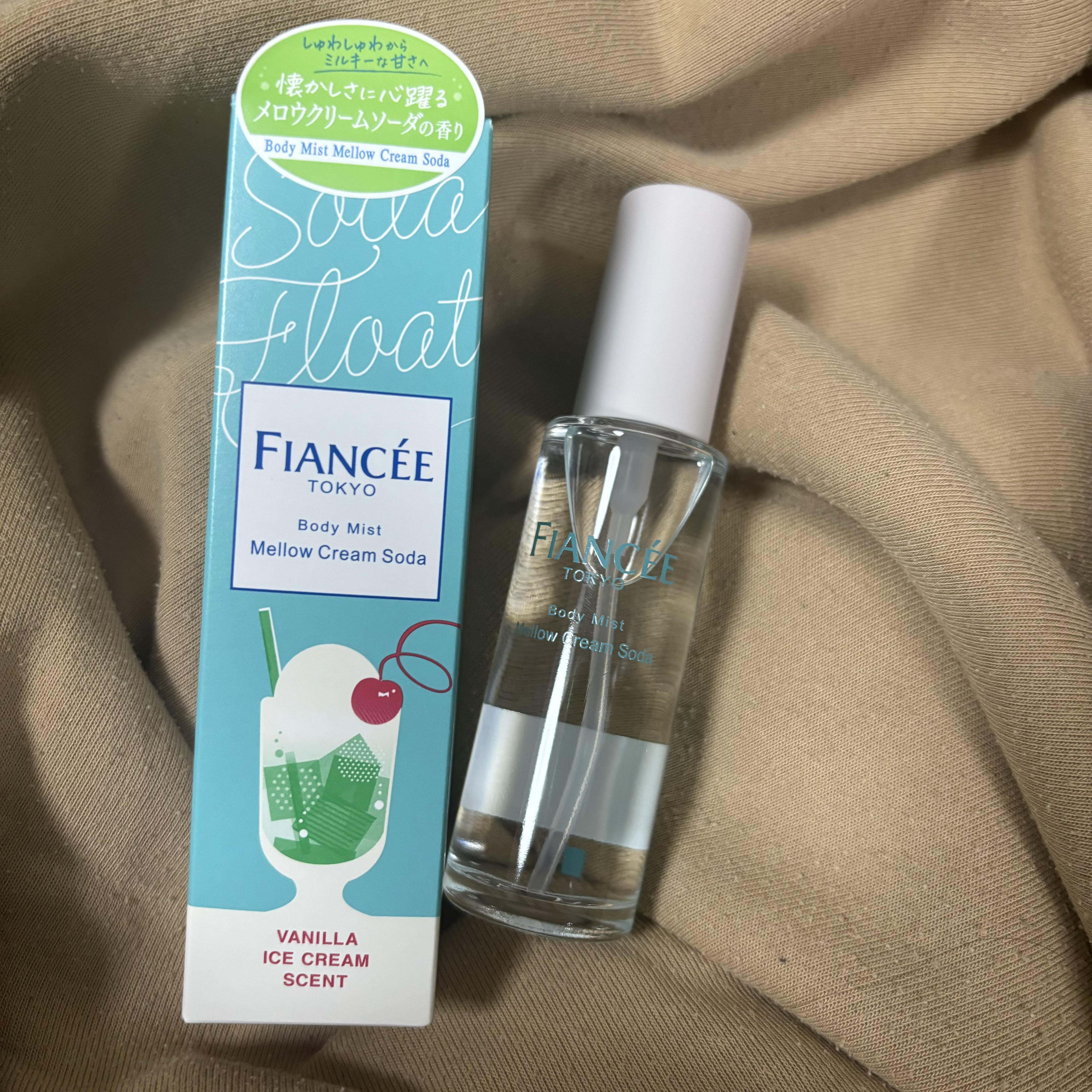 ボディミスト メロウクリームソーダ/フィアンセ/香水(レディース)を使ったクチコミ（1枚目）