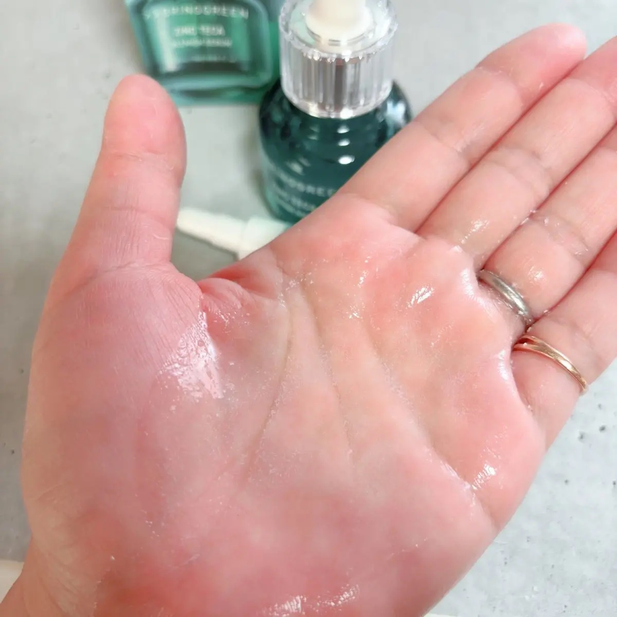 ジンクテカBセラムセット/BRING GREEN/スキンケアキットを使ったクチコミ（3枚目）