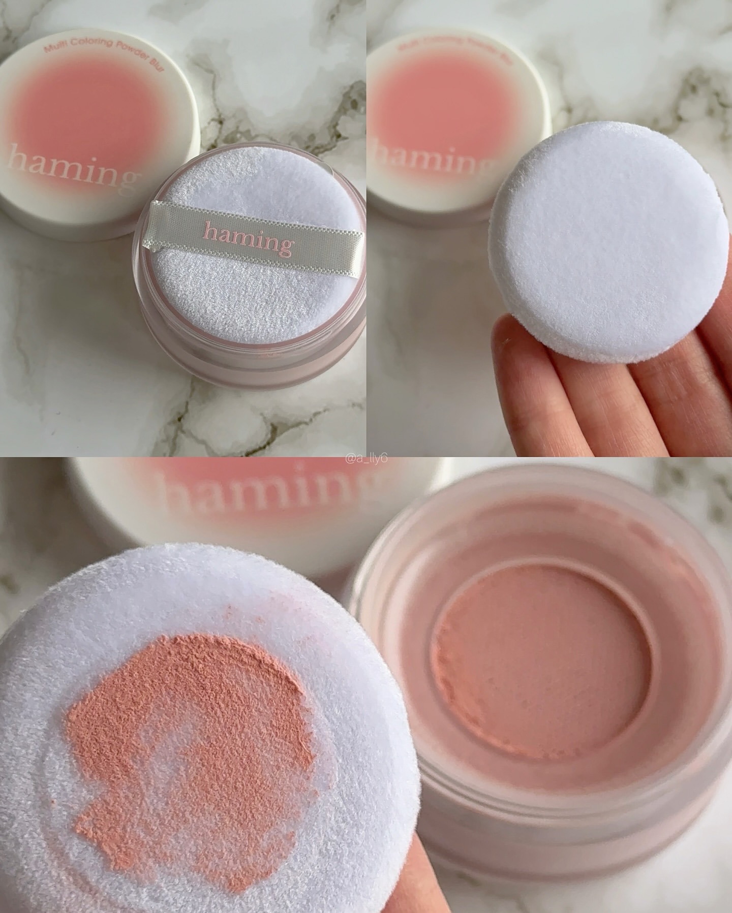 マルチカラーリングパウダーブラー/haming/パウダーチークを使ったクチコミ（2枚目）
