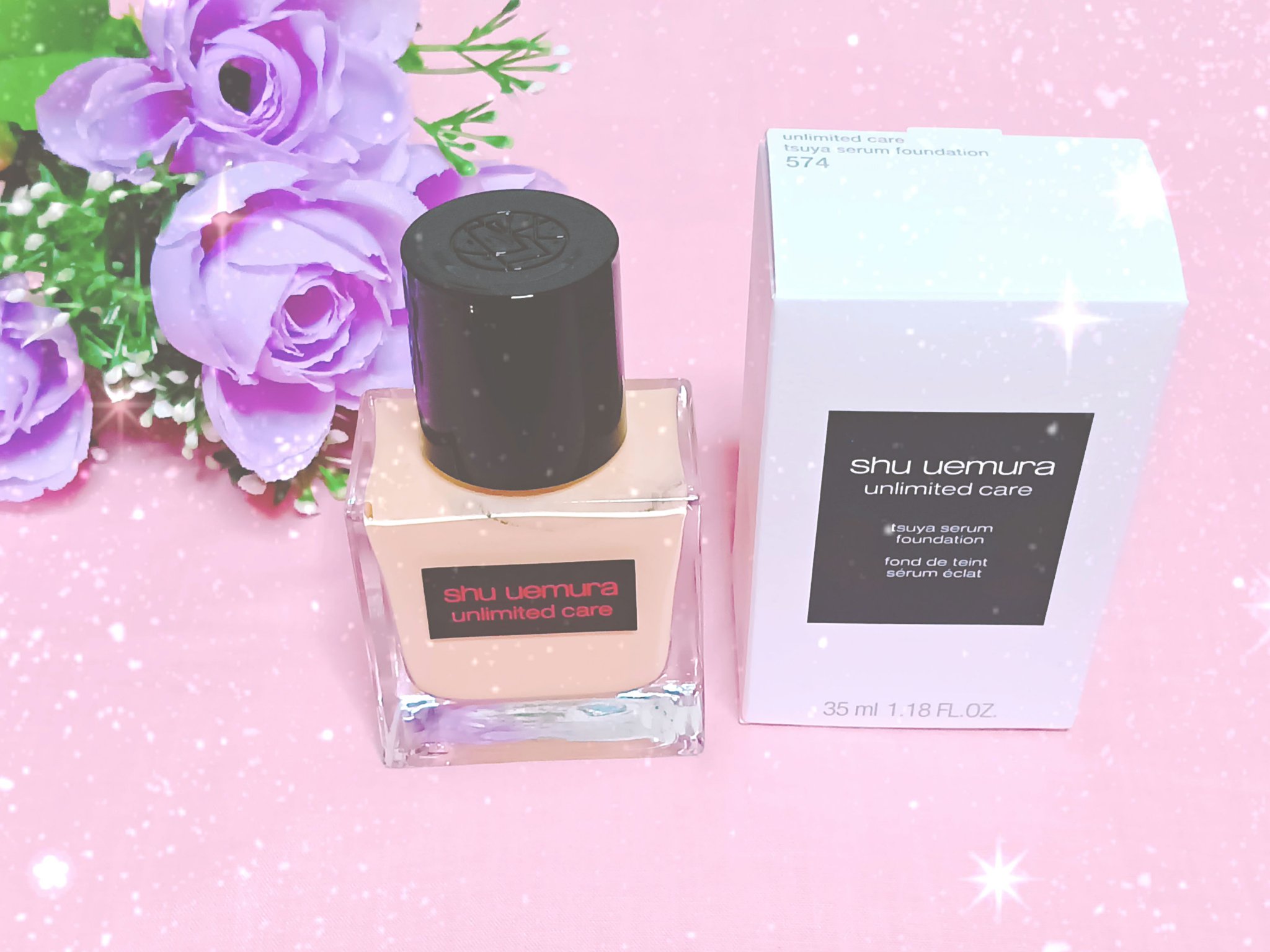 アンリミテッド ケア ツヤ セラム ファンデーション/shu uemura/リキッドファンデーションを使ったクチコミ（2枚目）