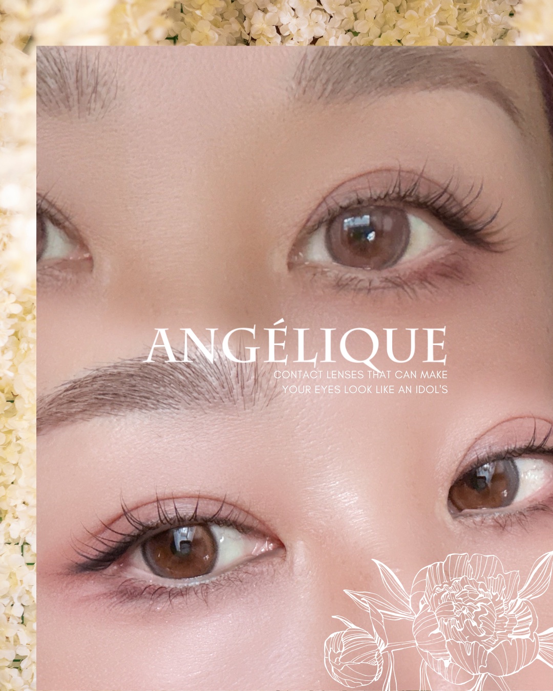 ANGÉLIQUE 1day サラングレージュ(Sarang Greige)/ANGÉLIQUE/ワンデー（１DAY）カラコンを使ったクチコミ（1枚目）