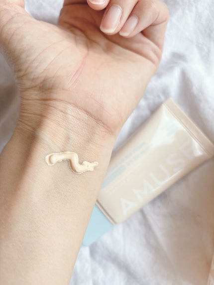 ベージュトーンアップ365ヴィーガンサンクリーム/AMUSE/日焼け止めクリームを使ったクチコミ(3枚目)