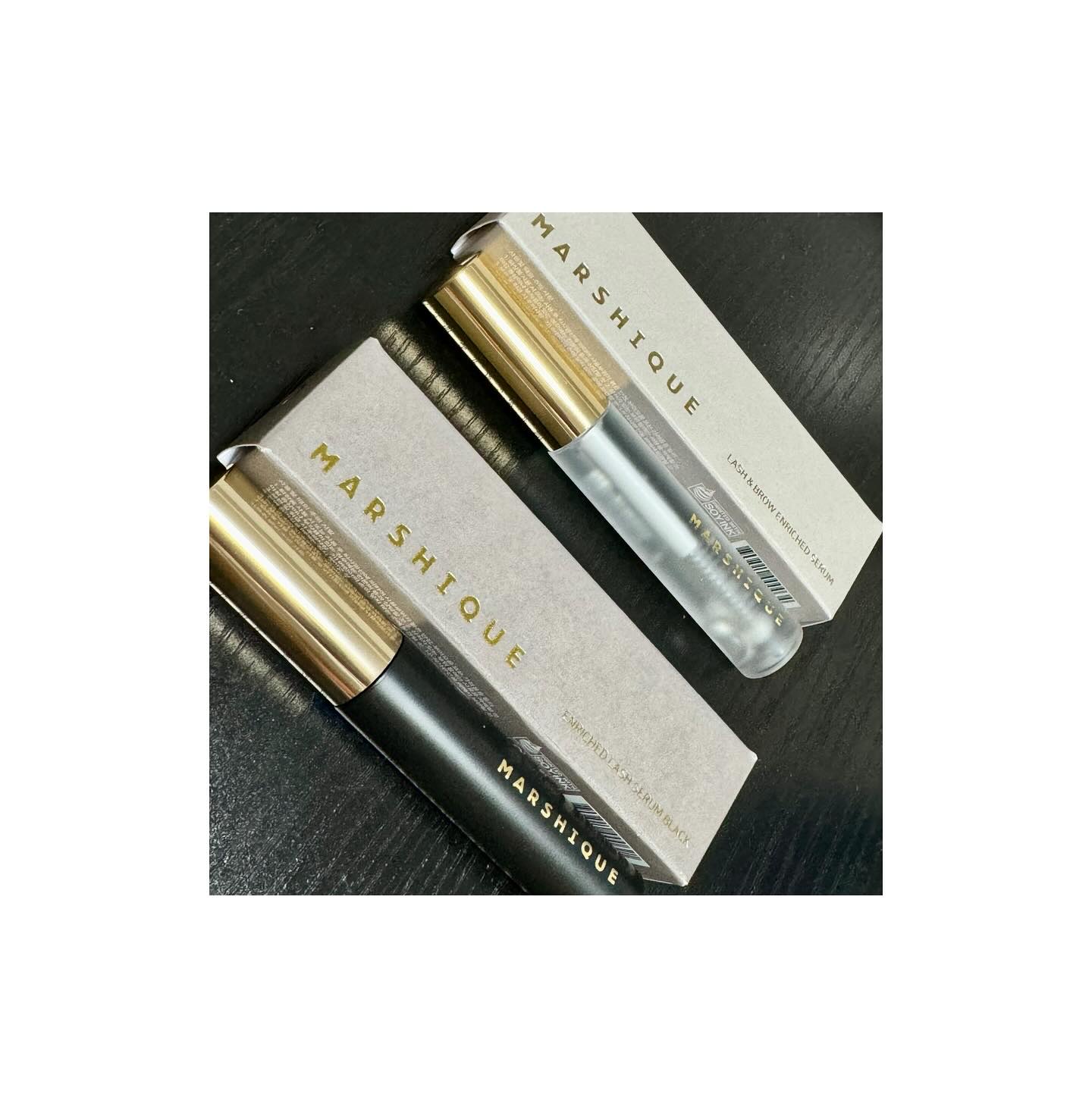 LASH & BROW ENRICHED BLACK SERUM/MARSHIQUE/まつげ美容液を使ったクチコミ（1枚目）