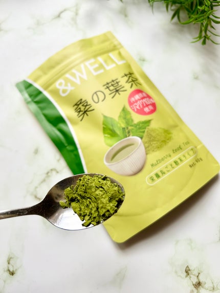 &WELL 桑の葉茶 栄養丸ごと粉末タイプ/&WELL/青汁を使ったクチコミ(4枚目)