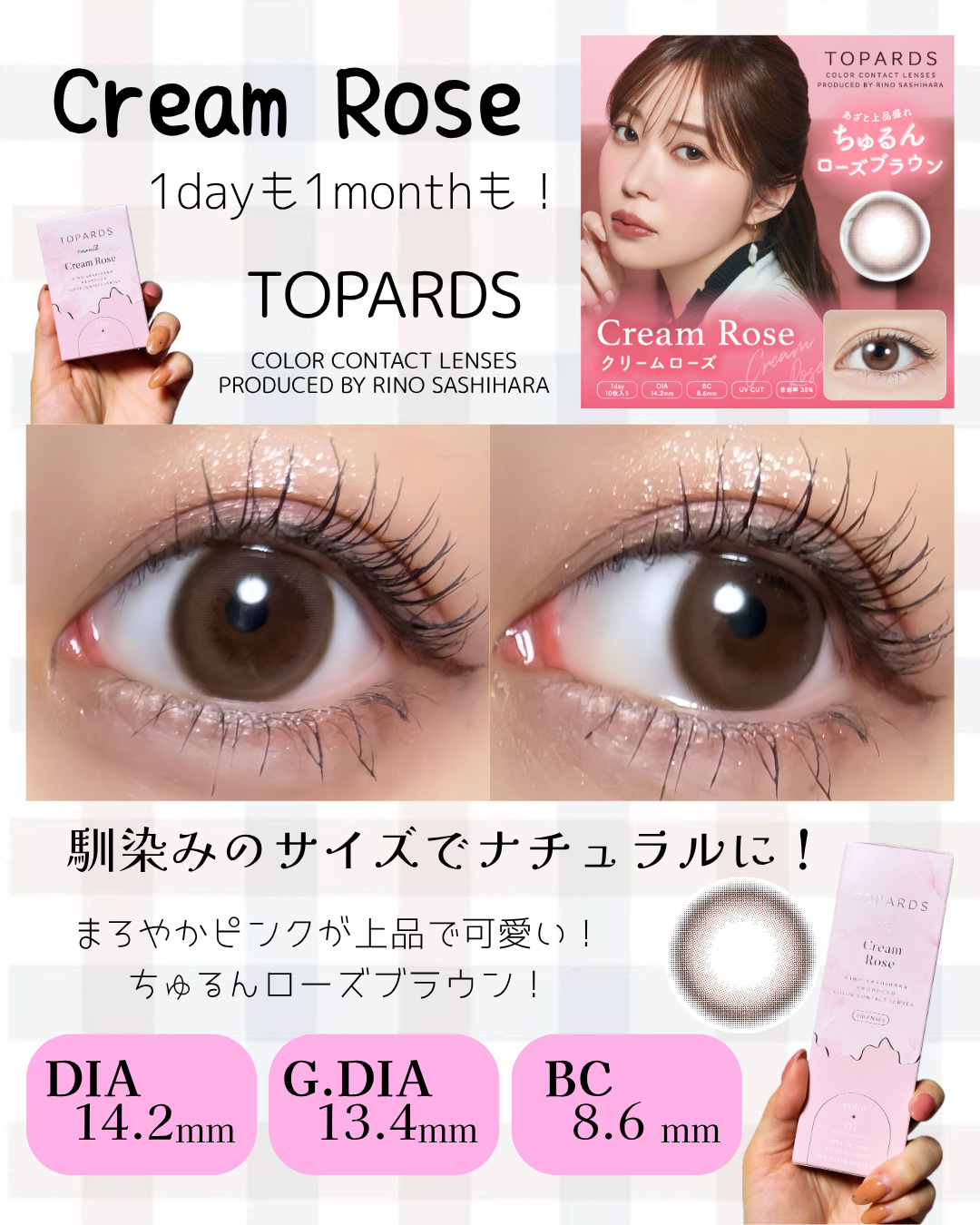 TOPARDS 1month/TOPARDS/１ヶ月（１MONTH）カラコンを使ったクチコミ（2枚目）