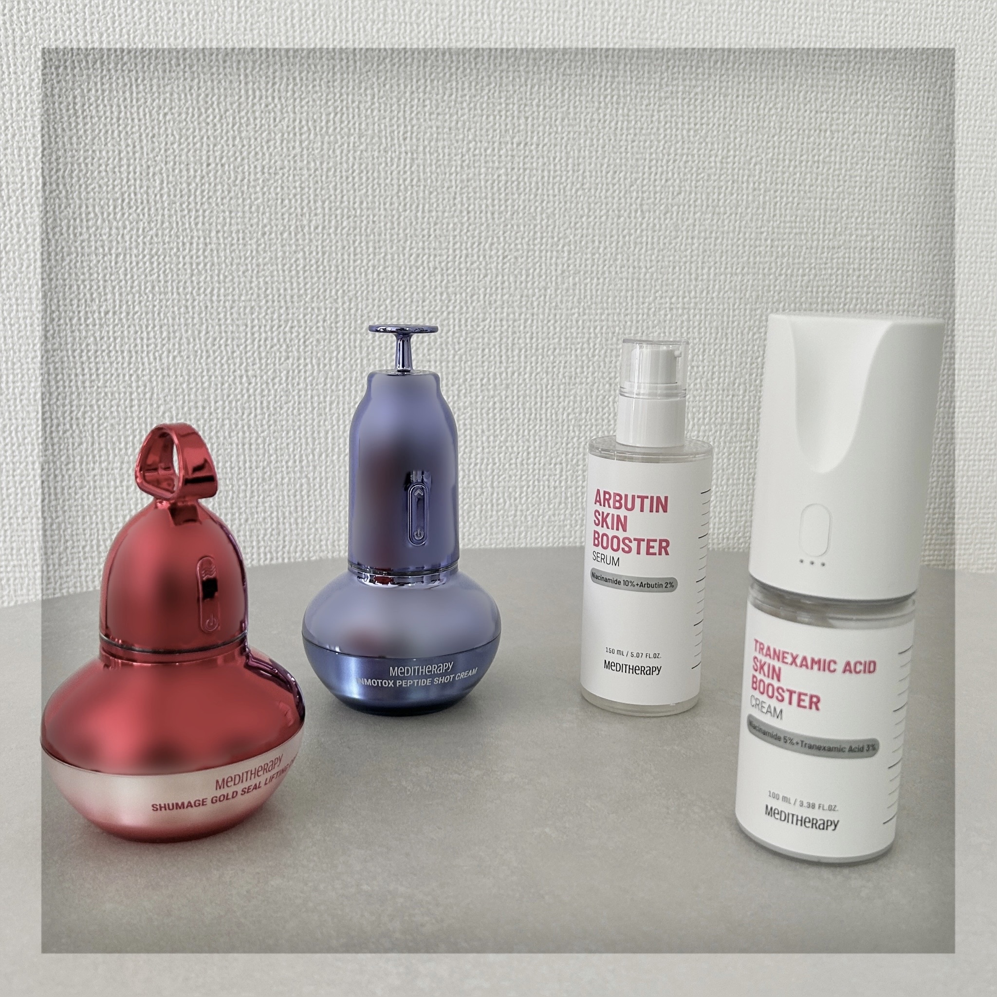 シューマジゴールド糸リフティングクリーム+EMS美顔器/MEDITHERAPY/フェイスクリームを使ったクチコミ（1枚目）