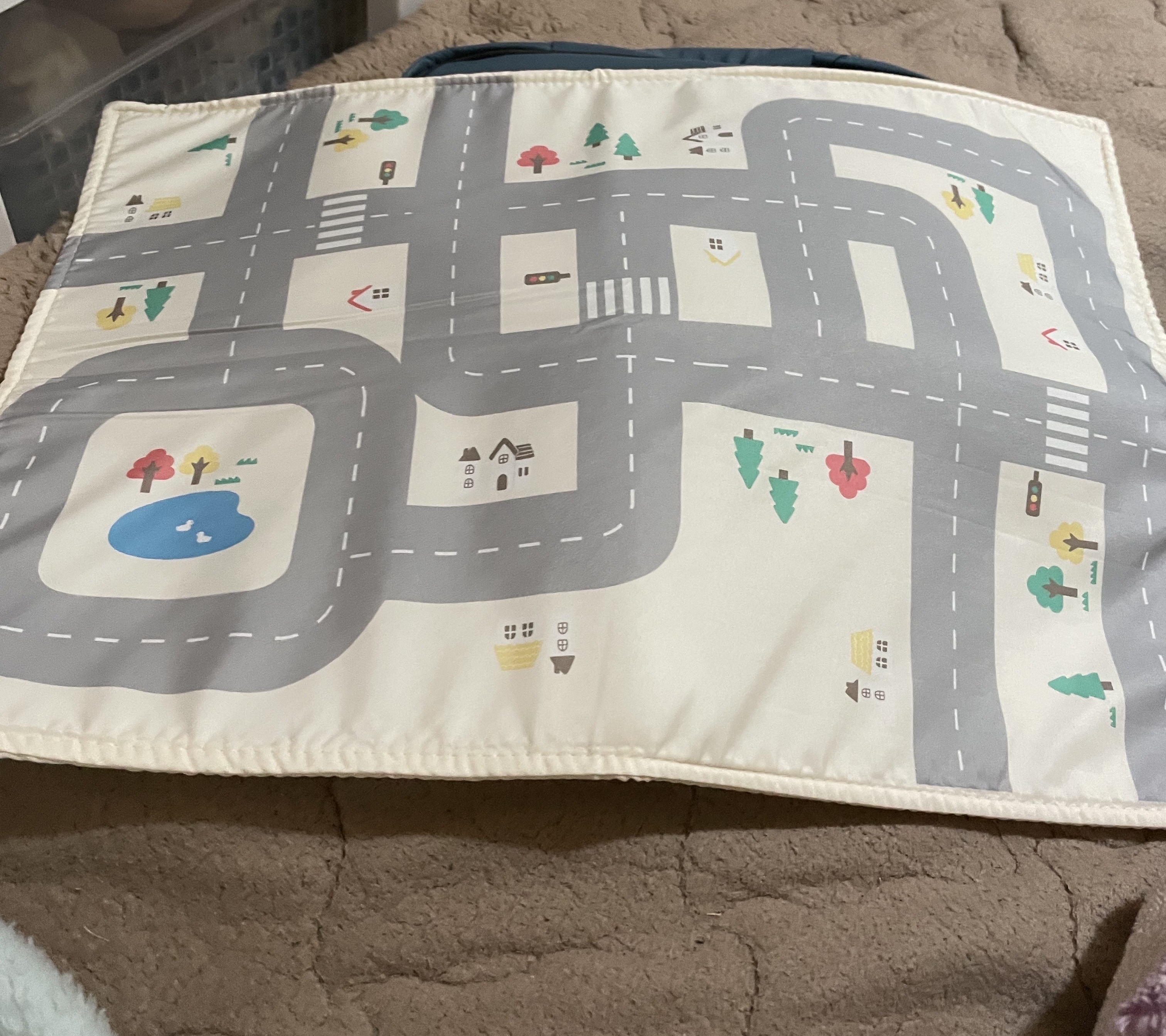 遊べるマットつき車収納バッグ/3COINS/その他を使ったクチコミ（3枚目）