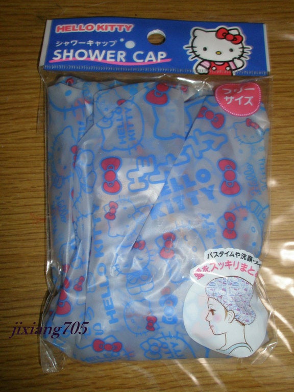 jixiang705 on LIPS 「HELLOKITTYシャワーキャップSHOWERCAPダイソー..」(1枚目)