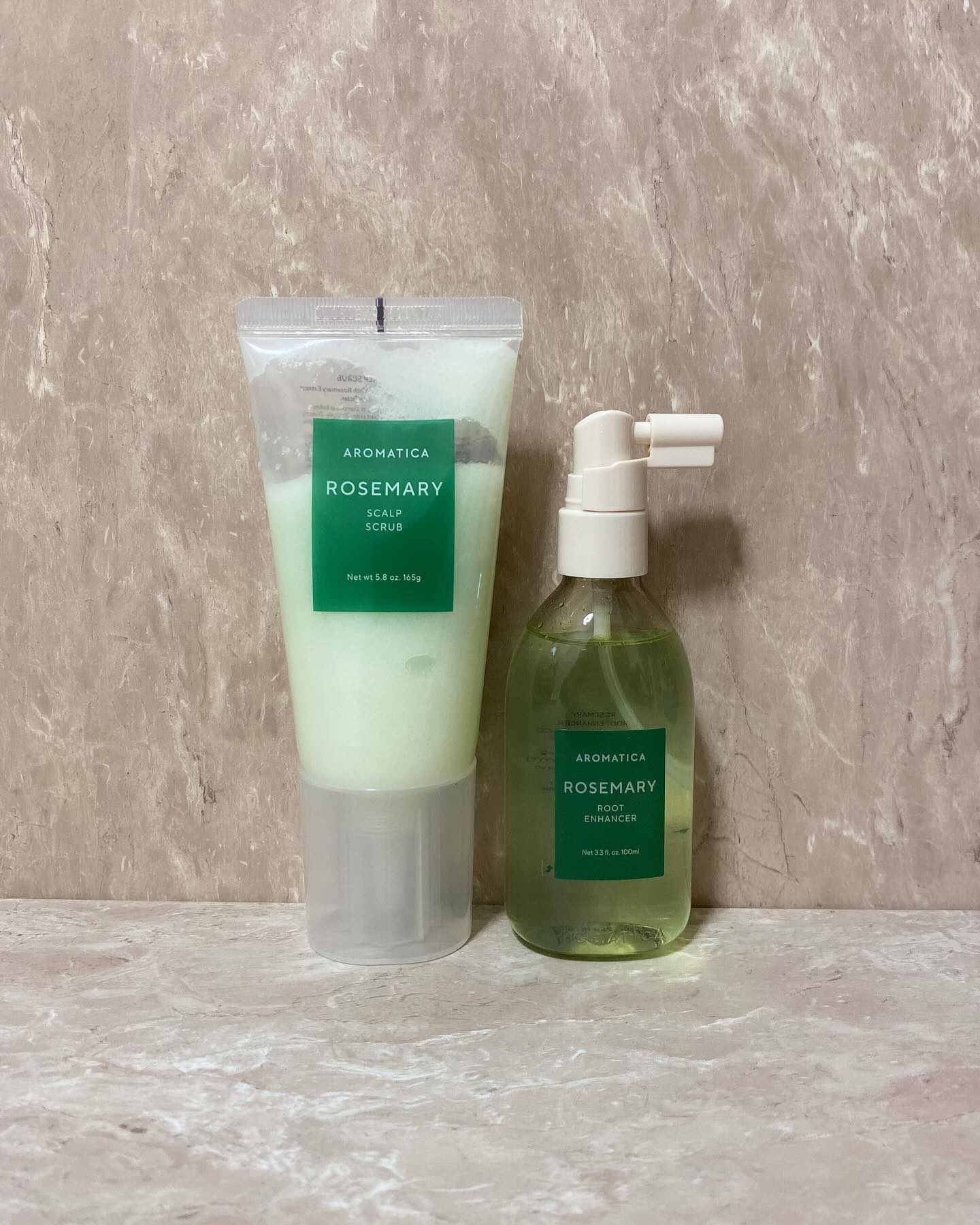 ローズマリー スカルプ スクラブ/AROMATICA/ヘッドスクラブを使ったクチコミ（1枚目）