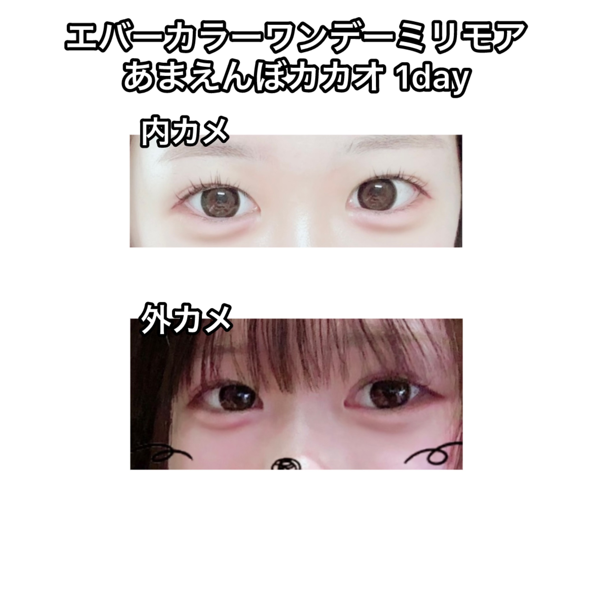 エバーカラーワンデーミリモア/エバーカラー/ワンデー（１DAY）カラコンを使ったクチコミ（1枚目）