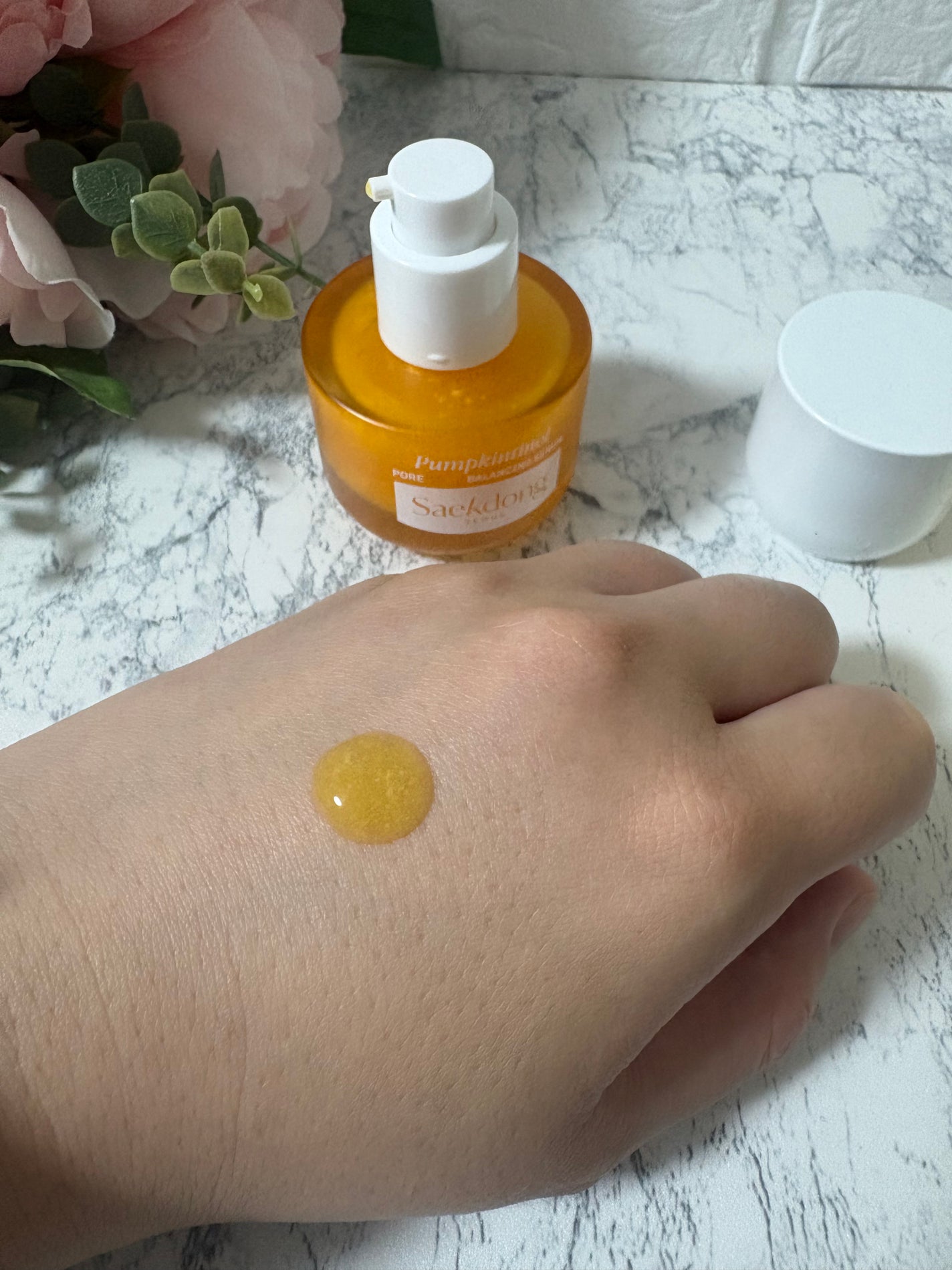 PUMPKINTINOL セラム/Saekdong SEOUL/美容液を使ったクチコミ(4枚目)