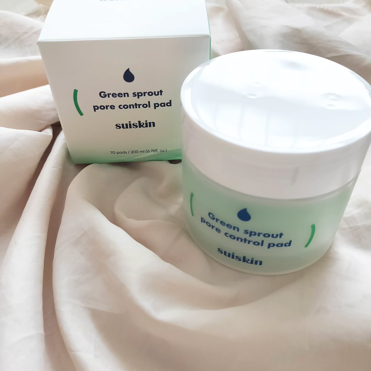 若芽ポアコントロール部分パック/suiskin/トナーパッドを使ったクチコミ（1枚目）