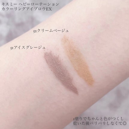 ヘビーローテーション カラーリングアイブロウEX/ヘビーローテーション/眉マスカラを使ったクチコミ(3枚目)