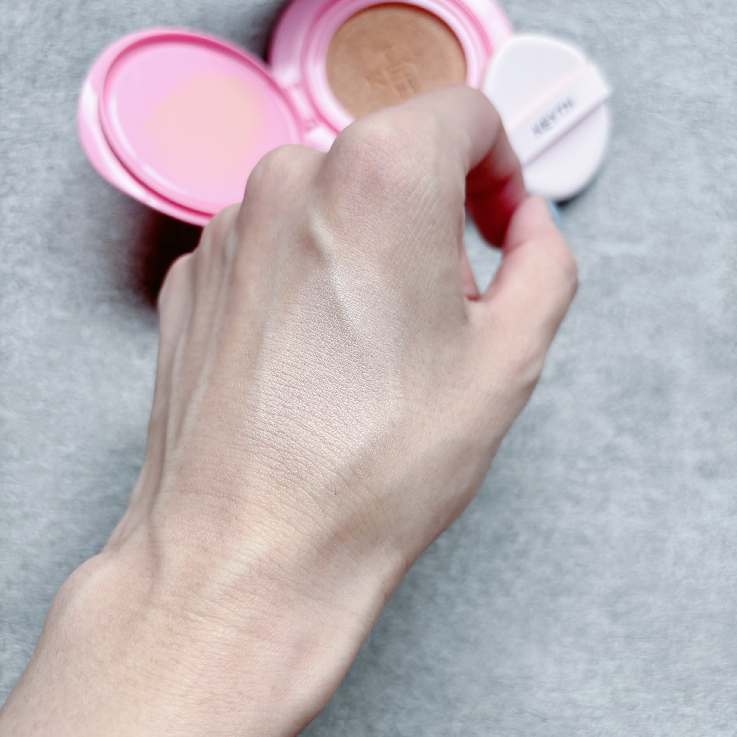 ピンクマグネットクッション/KEYTH/クッションファンデーションを使ったクチコミ（3枚目）