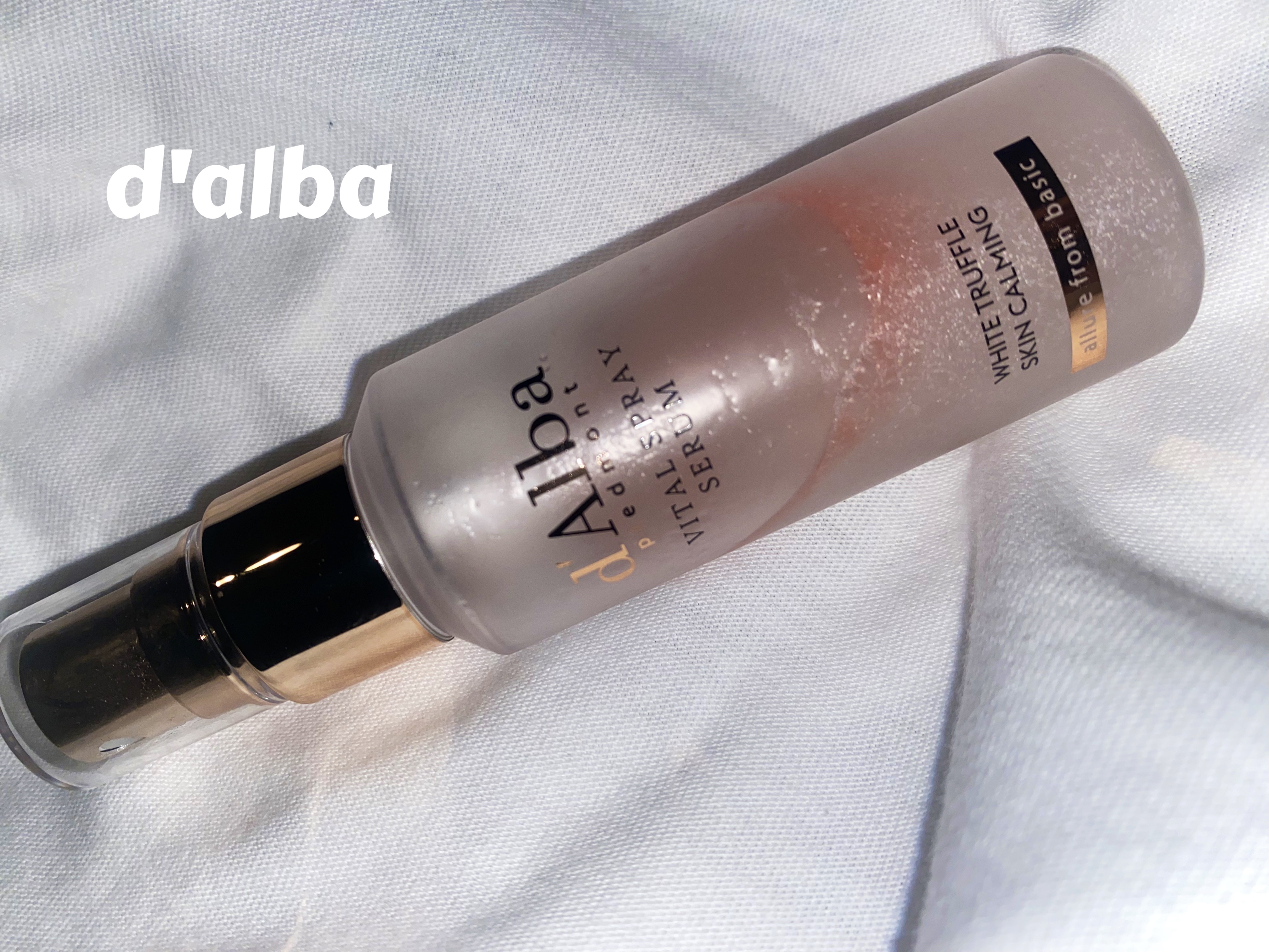 ダルバ ホワイトトリュフバイタルスプレーセラム/ダルバ/ミスト状化粧水を使ったクチコミ（1枚目）