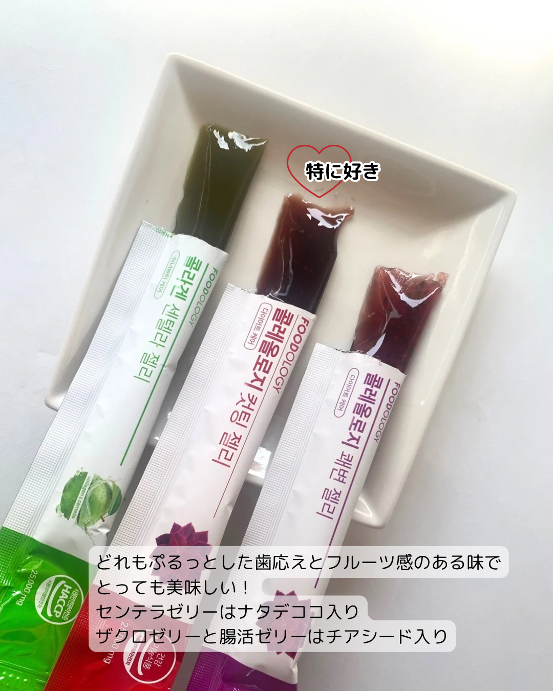 コラーゲンセンテラゼリー/FOODOLOGY/美容サプリメントを使ったクチコミ（3枚目）