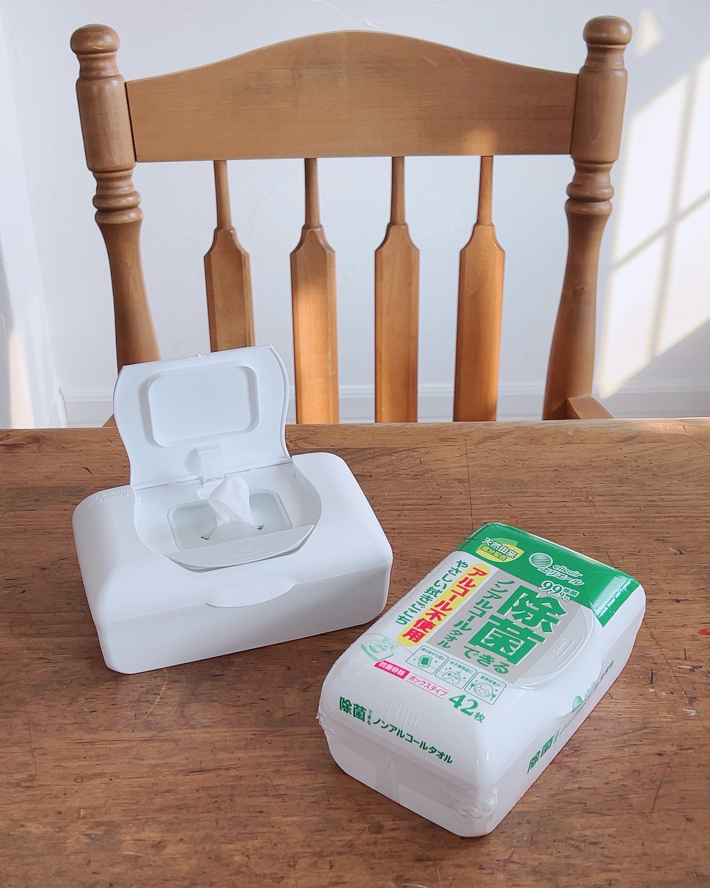 除菌できるノンアルコールタオル/エリエール/ティッシュを使ったクチコミ（1枚目）