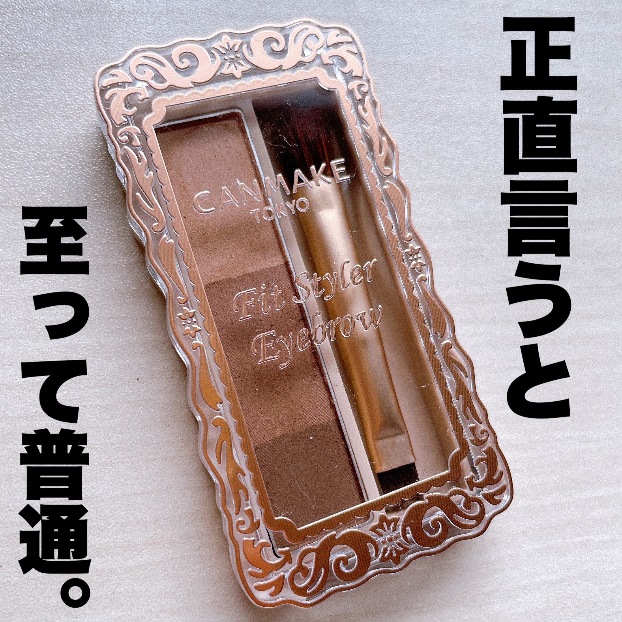 フィットスタイラーアイブロウ/キャンメイク/パウダーアイブロウを使ったクチコミ（1枚目）