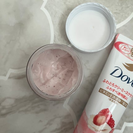 ダヴ ふわとろ クリーミースクラブ ザクロ&シアバター/ダヴ/ボディスクラブを使ったクチコミ(3枚目)