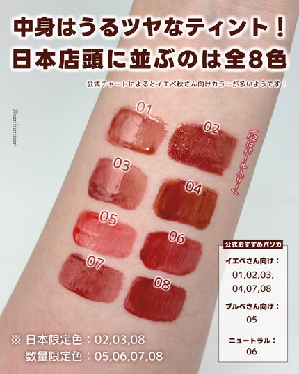 ネーミング グロウ ハートリップティント/NAMING./リップティントを使ったクチコミ(4枚目)