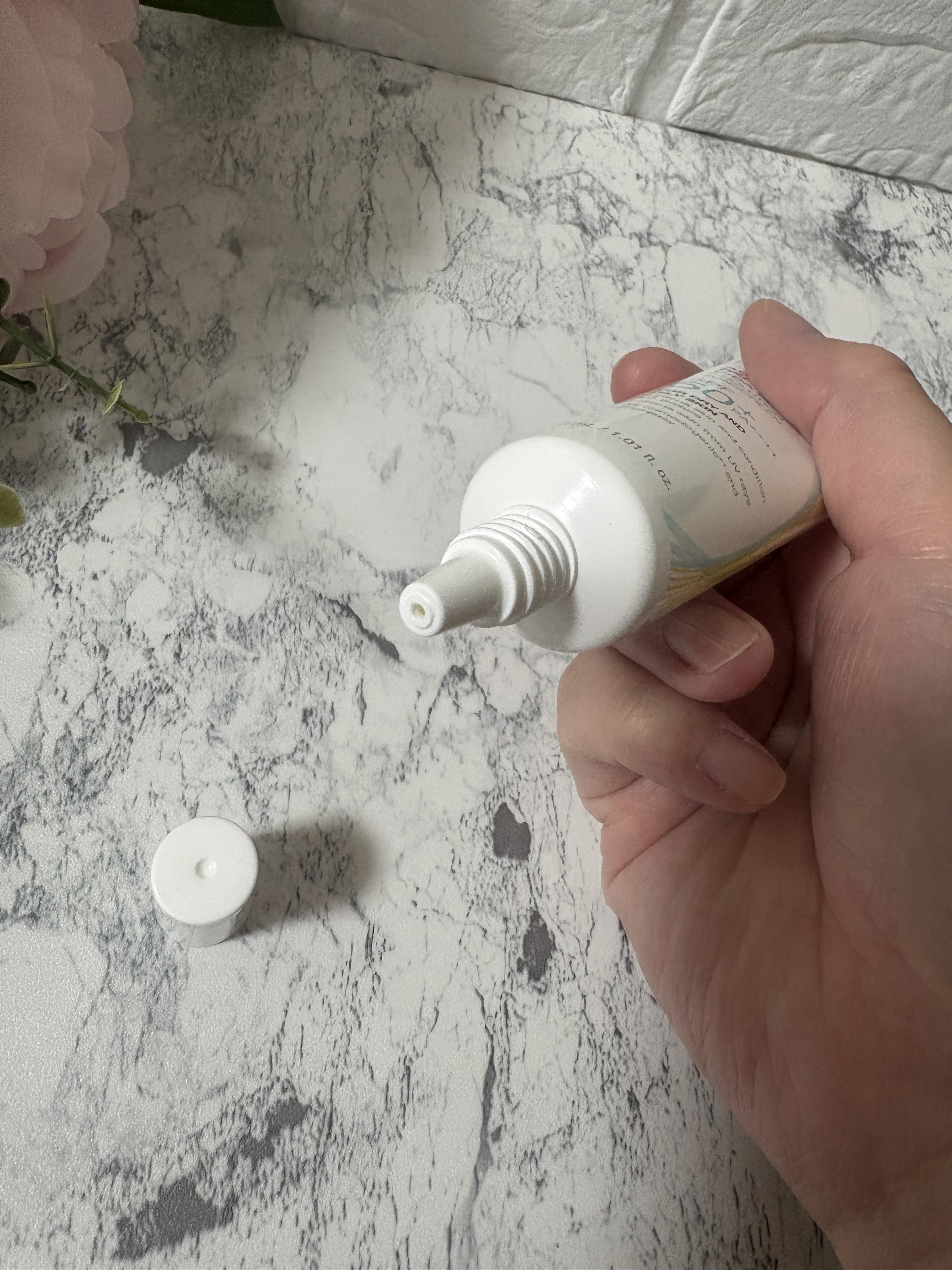 アドバンスドリペア　シカ　バランス　Ｐソリューション　サンスクリーン/PHYSIOGEL/日焼け止めクリームを使ったクチコミ（3枚目）