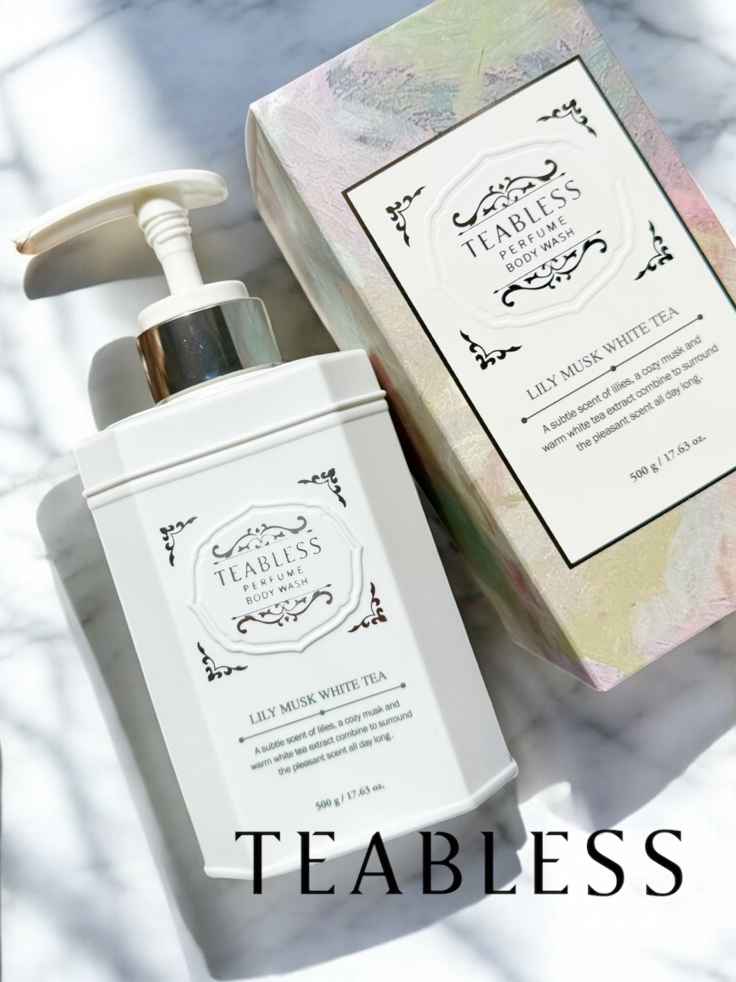 パフュームボディウォッシュ リリームスクホワイトティー/TEABLESS/ボディソープを使ったクチコミ（1枚目）