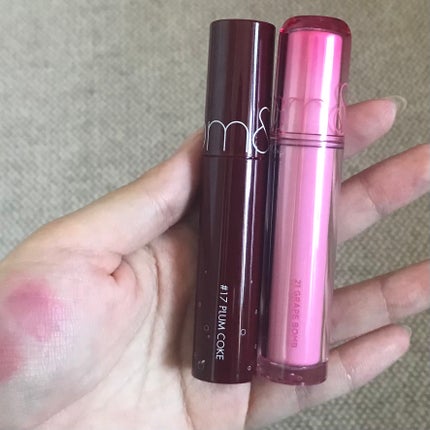 ジューシーラスティングティント/rom&nd/リップティントを使ったクチコミ(4枚目)