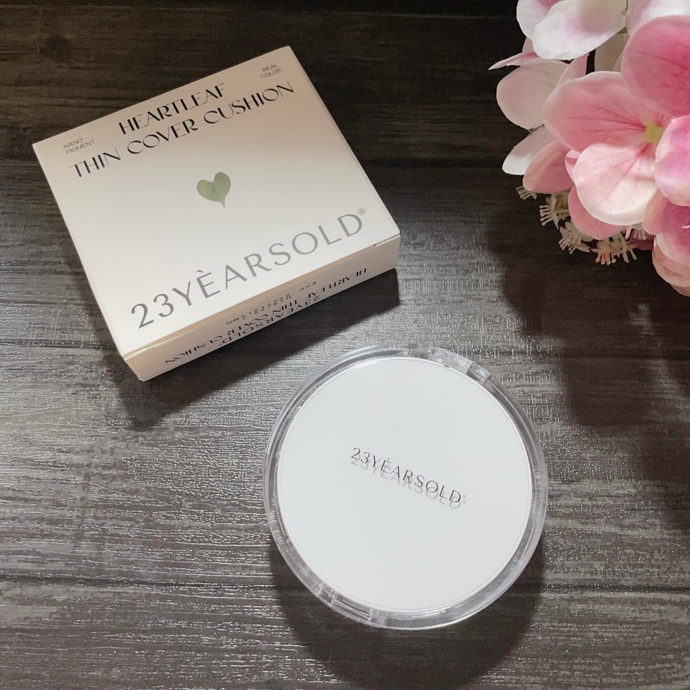 ハートリーフシーンカバークッション/23years old/クッションファンデーションを使ったクチコミ(2枚目)
