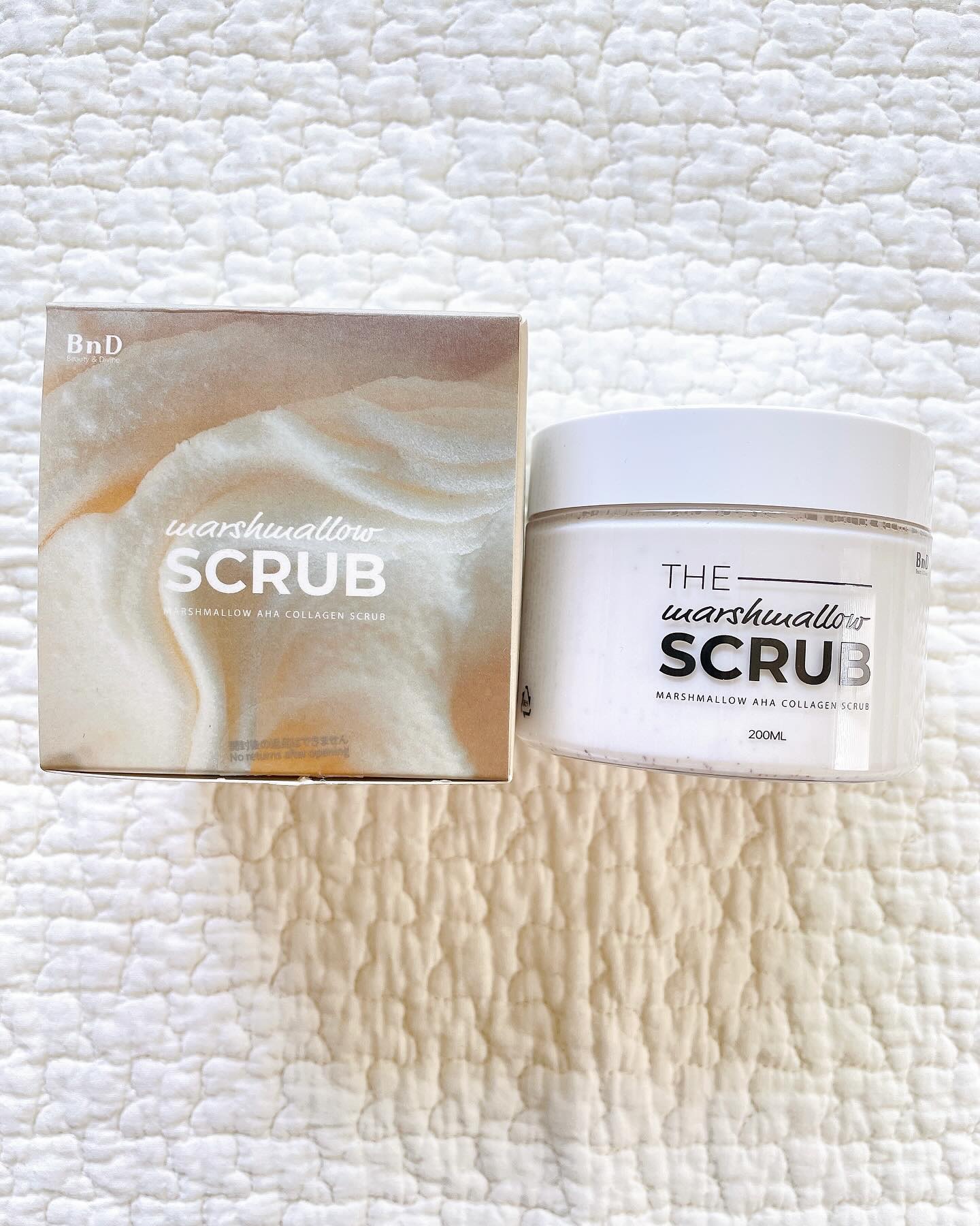 BnD マシュマロ コラーゲン AHA スクラブ /BnD/ボディスクラブを使ったクチコミ（1枚目）