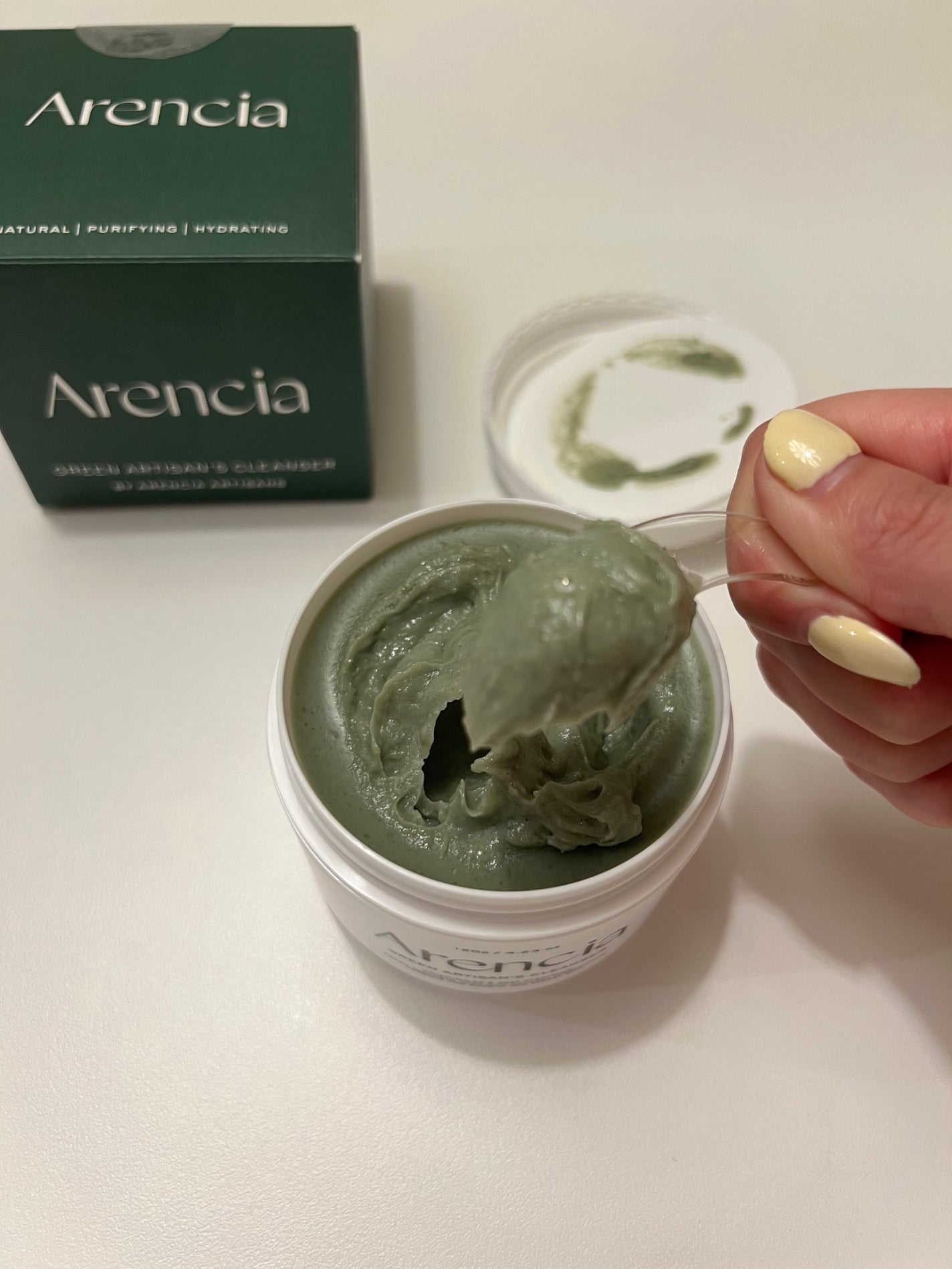 プレミアムもちソープ「グリーンアルティザン」/アレンシア/その他洗顔料を使ったクチコミ(2枚目)