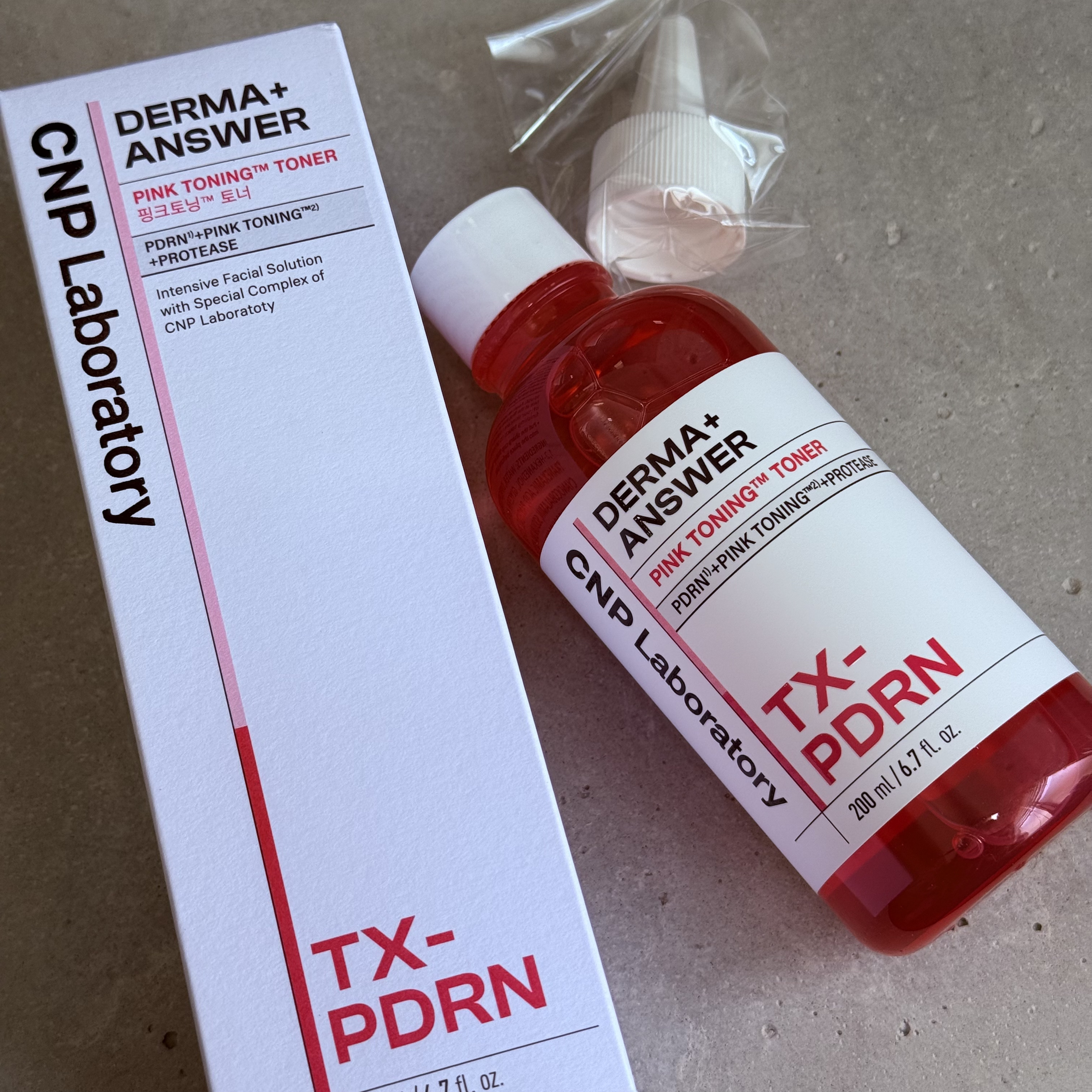 ダーマアンサーピンクトーニングトナー/CNP Laboratory/化粧水を使ったクチコミ（3枚目）
