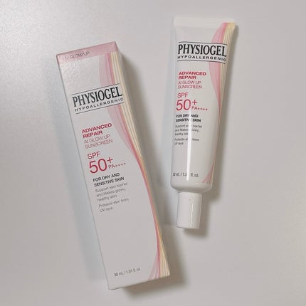 アドバンスドリペア AIグローアップ サンスクリーン/PHYSIOGEL/日焼け止めクリームを使ったクチコミ(1枚目)