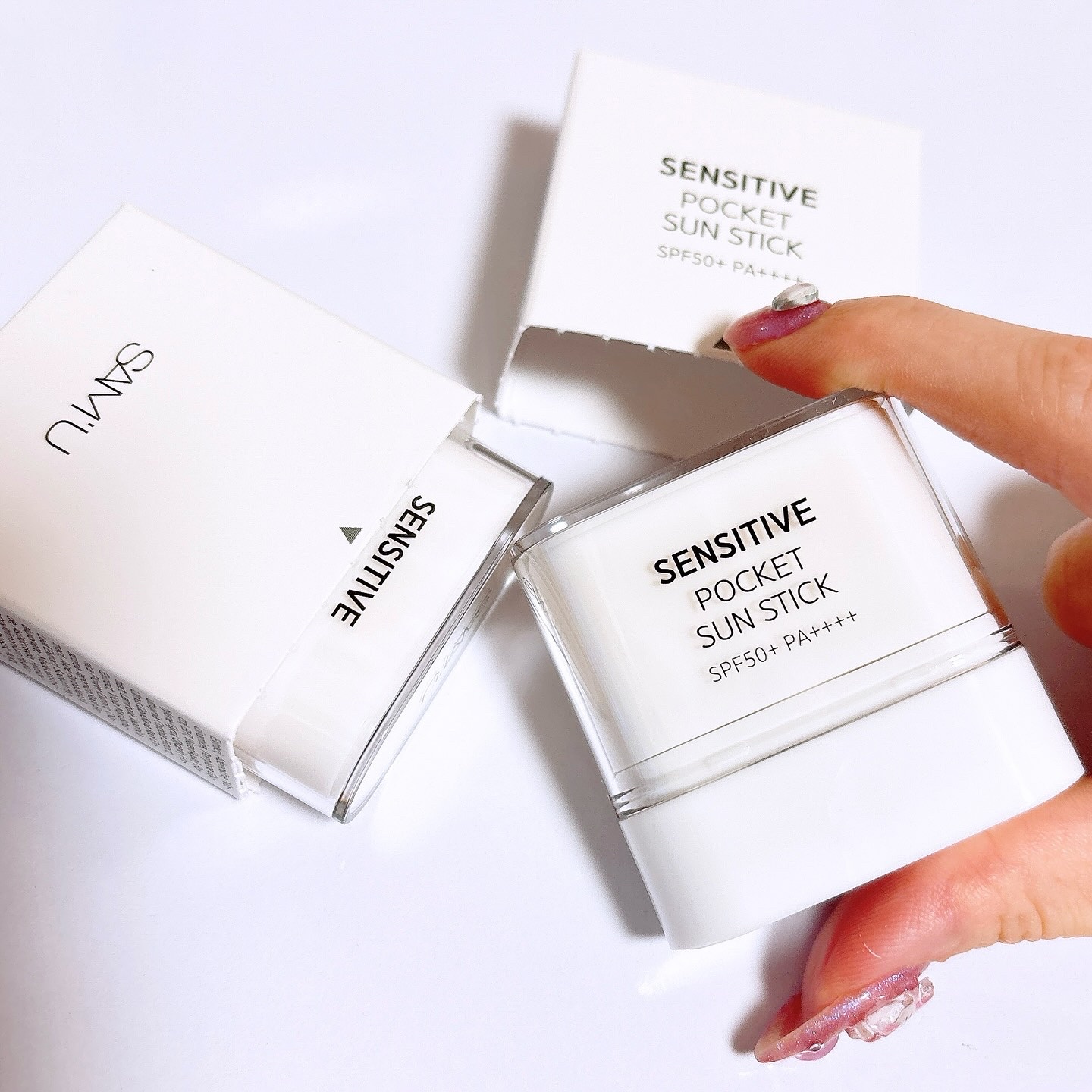 センシティブポケットサンスティック/SAM'U/日焼け止めスティックを使ったクチコミ（2枚目）