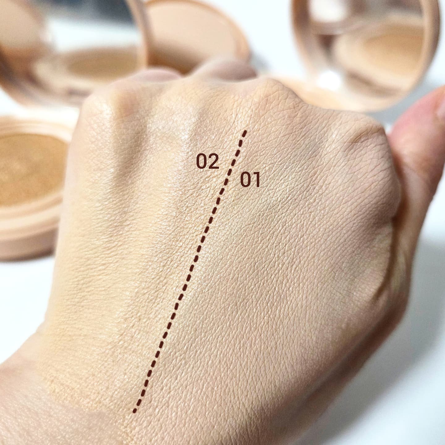 ベルベットカバークッション/TAG/クッションファンデーションを使ったクチコミ（3枚目）