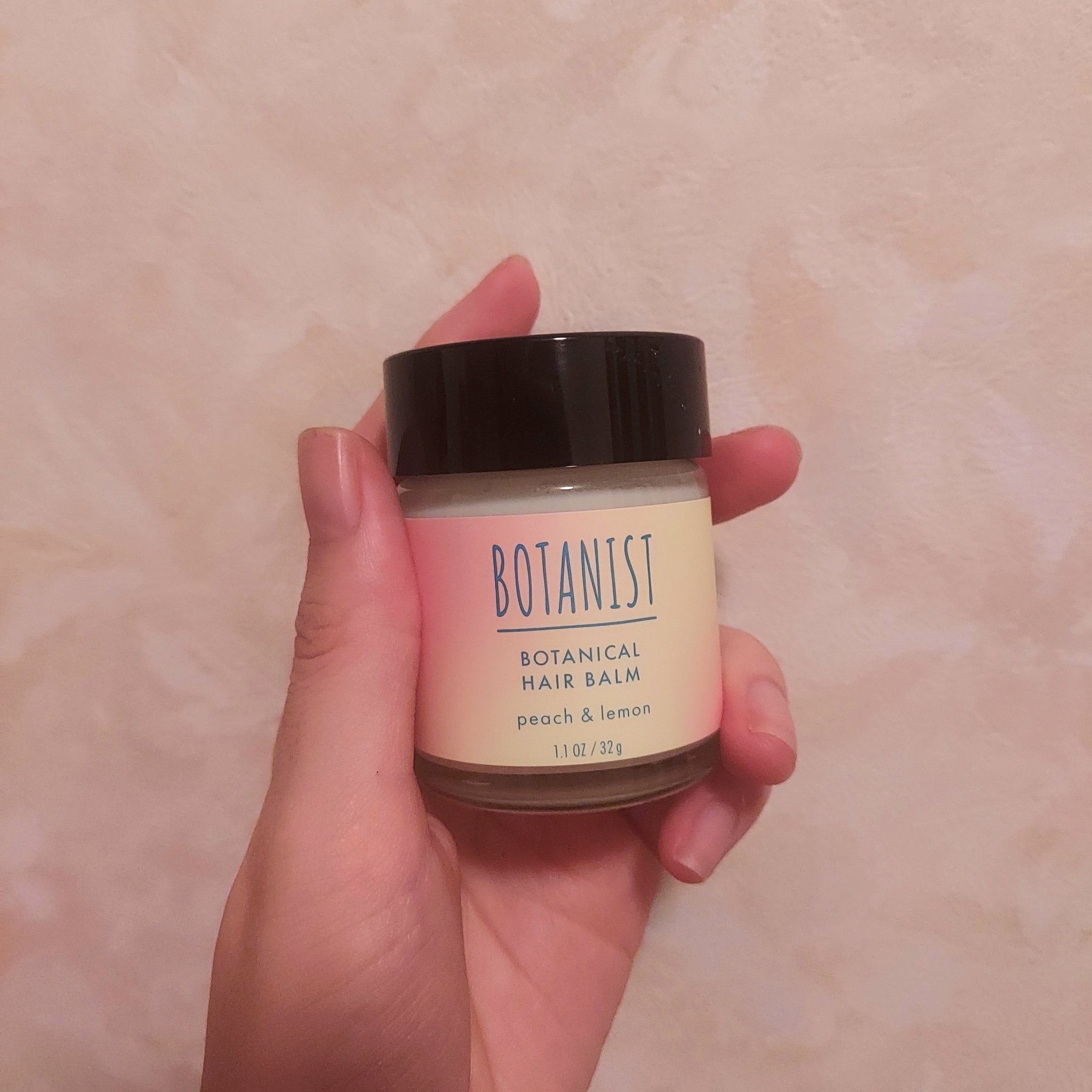 ボタニカルヘアバーム　アイスピーチレモネードの香り/BOTANIST/ヘアバームを使ったクチコミ（1枚目）