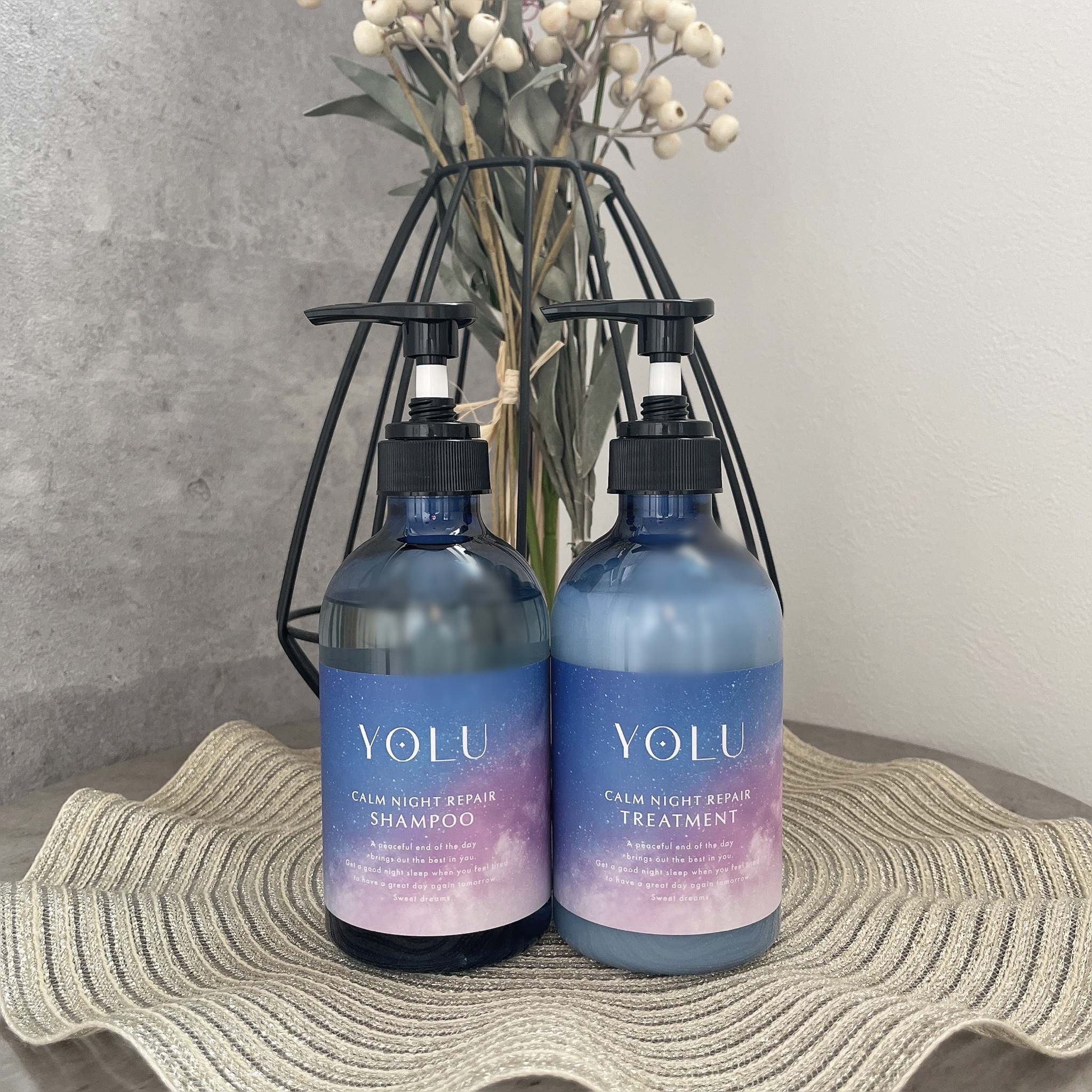 カームナイトリペアシャンプー／トリートメント/YOLU/シャンプー・コンディショナーを使ったクチコミ（1枚目）