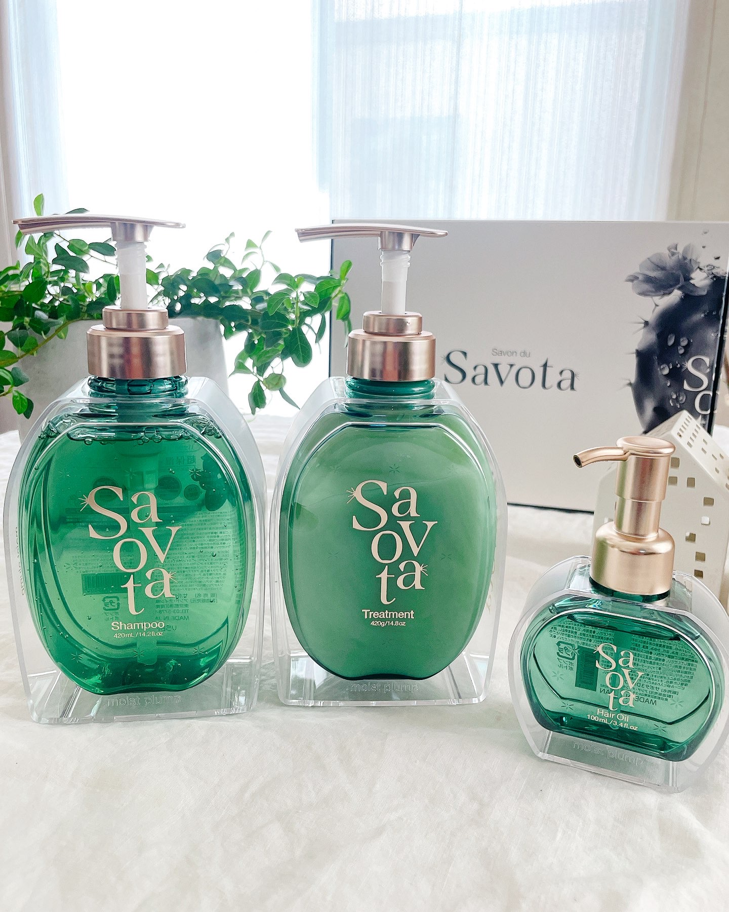 サボンドサボタ　モイストプランプシャンプー/ヘアトリートメント/Savon du Savota/シャンプー・コンディショナーを使ったクチコミ（1枚目）