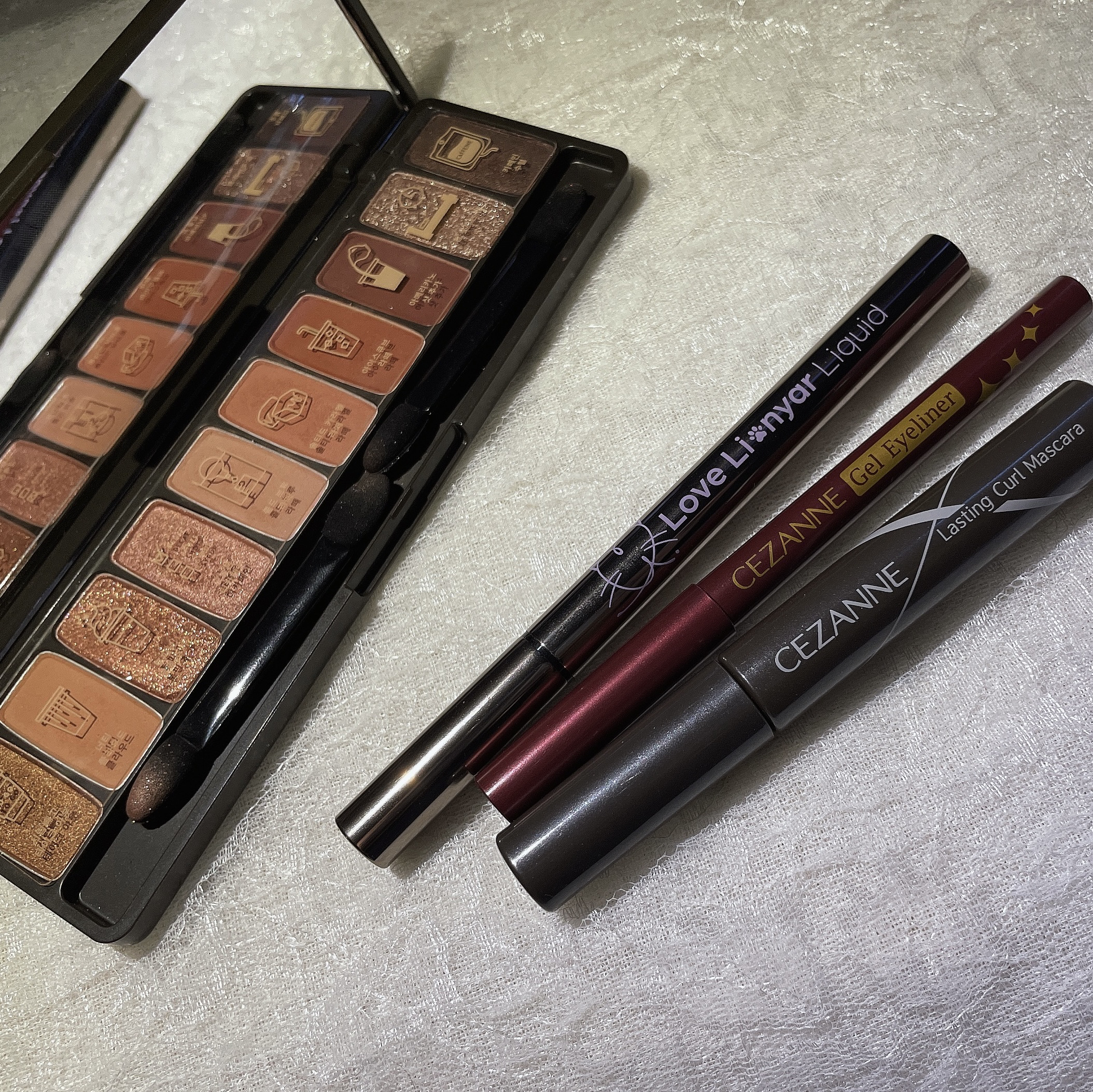 ジェルアイライナー/CEZANNE/ジェルアイライナーを使ったクチコミ（3枚目）