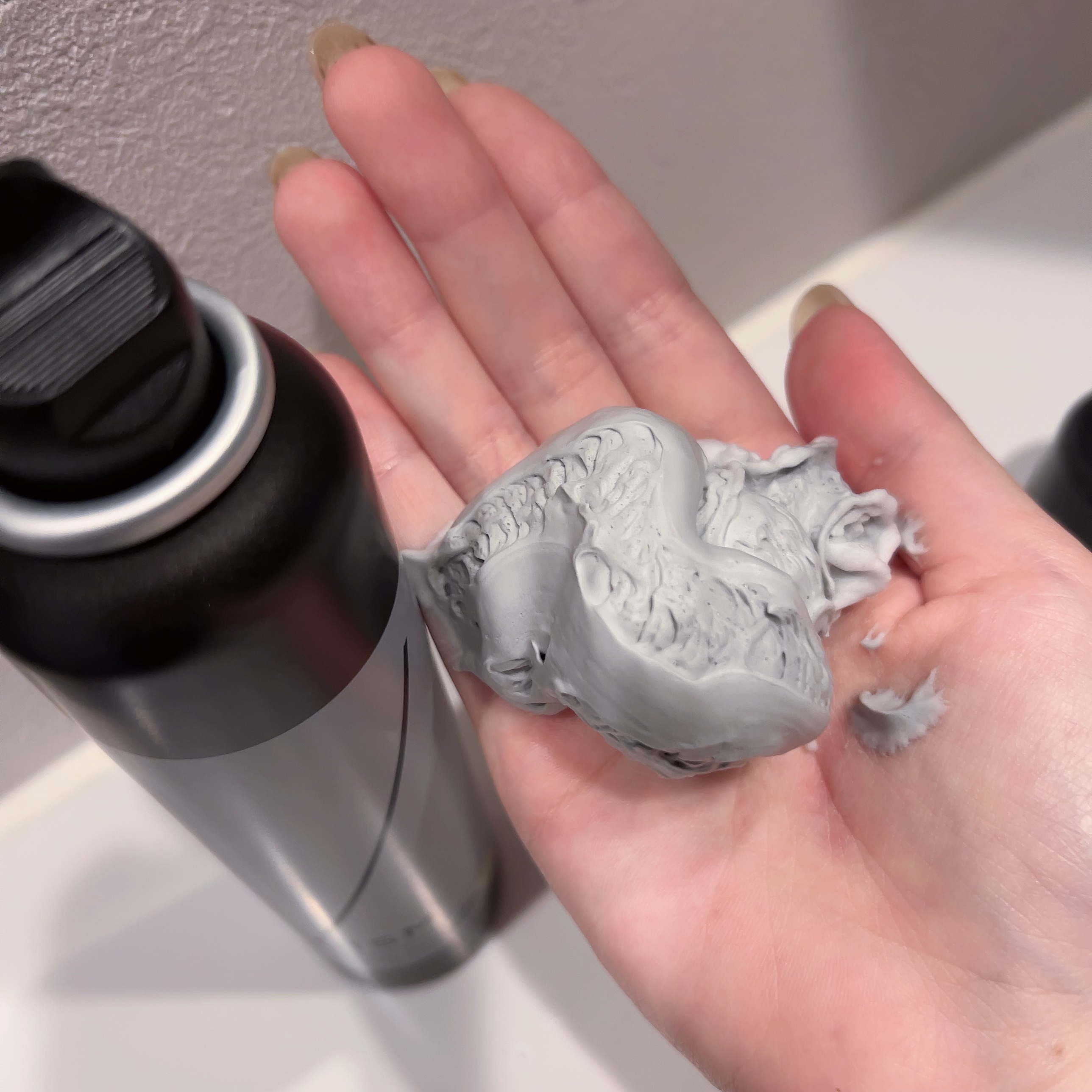 ディズム クリーミーフォームウォッシュ ブラック/DISM/泡洗顔を使ったクチコミ（2枚目）