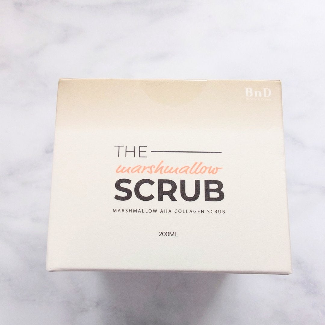 BnD マシュマロ コラーゲン AHA スクラブ /BnD/ボディスクラブを使ったクチコミ(6枚目)