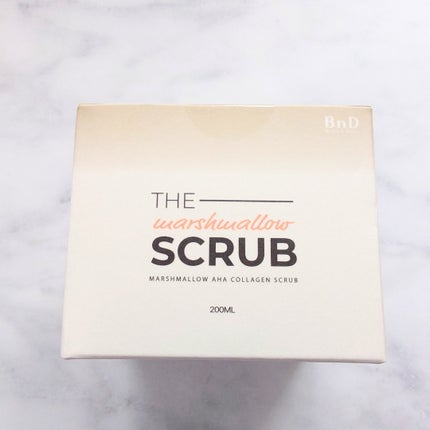 BnD マシュマロ コラーゲン AHA スクラブ /BnD/ボディスクラブを使ったクチコミ(6枚目)