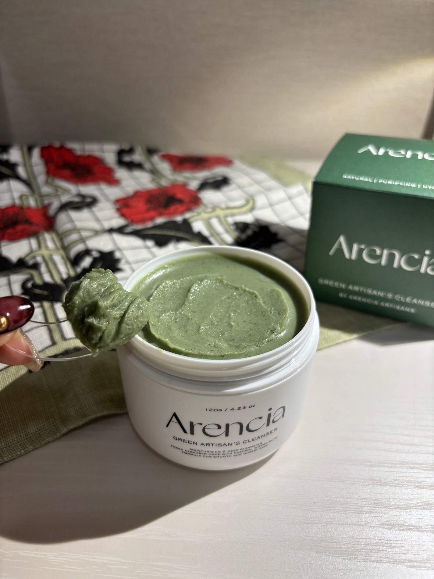 プレミアムもちソープ「グリーンアルティザン」/アレンシア/その他洗顔料を使ったクチコミ(2枚目)