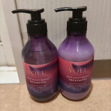 ヨル モクテル ディープナイトリペアシャンプー/トリートメント/YOLU/市販シャンプーを使ったクチコミ(1枚目)