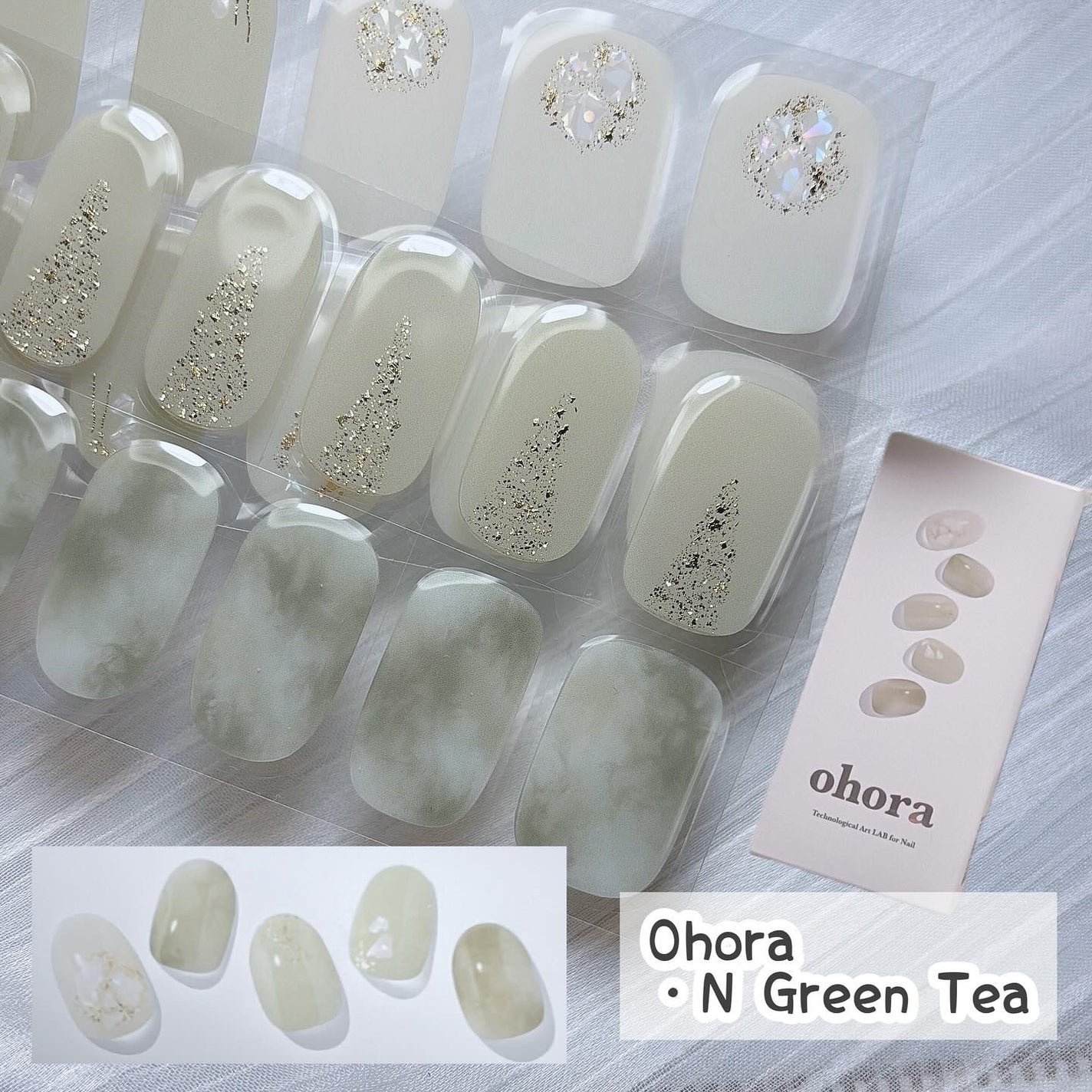 セミキュアジェルネイル(ハンド)/ohora/ネイルシールを使ったクチコミ(4枚目)