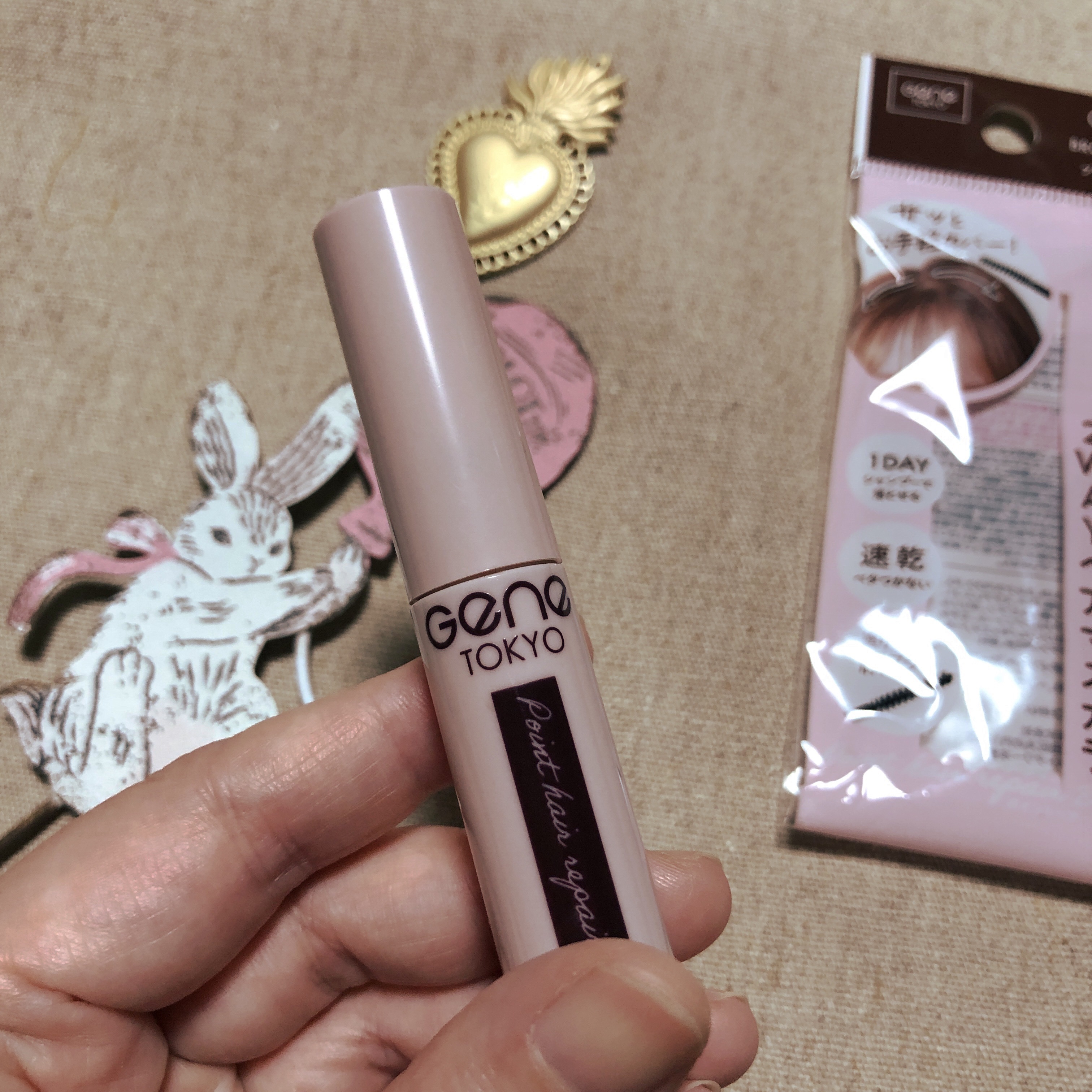 GENE TOKYO ポイントヘアーリペアブラシ/GENE TOKYO/その他スタイリングを使ったクチコミ（2枚目）