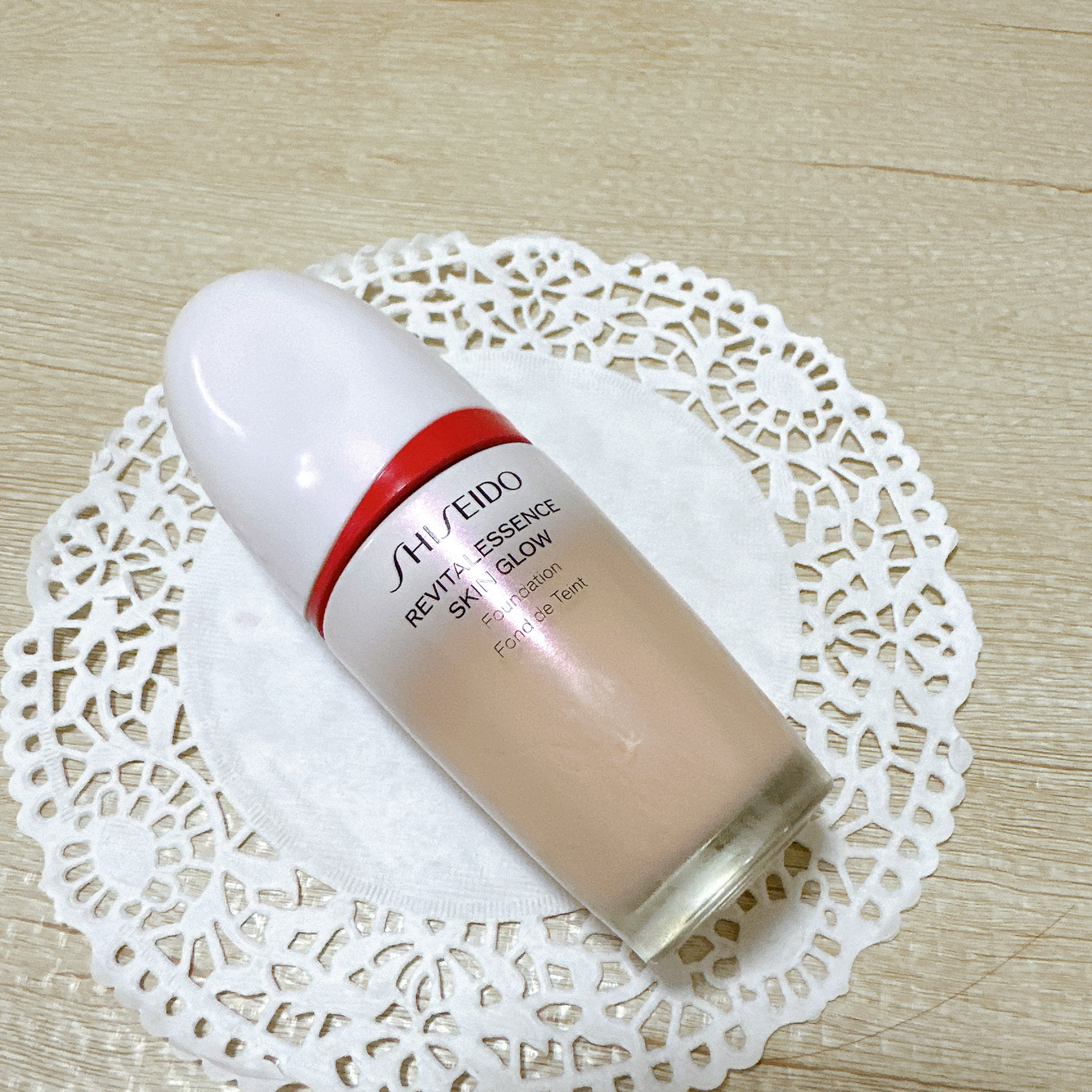 エッセンス スキングロウ ファンデーション 240 Quartz/SHISEIDO/リキッドファンデーションを使ったクチコミ（2枚目）
